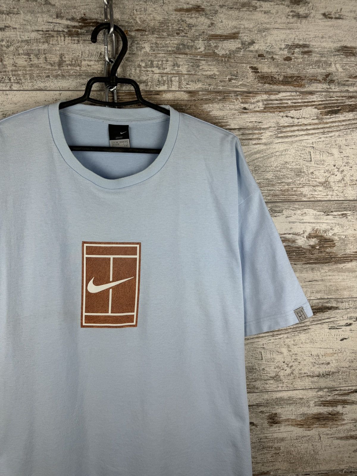 Nike Mens Vintage Nike court T-Shirt swoosh big logo y2k rare Size US XXL / EU 58 / 5 - 2 Thumbnail