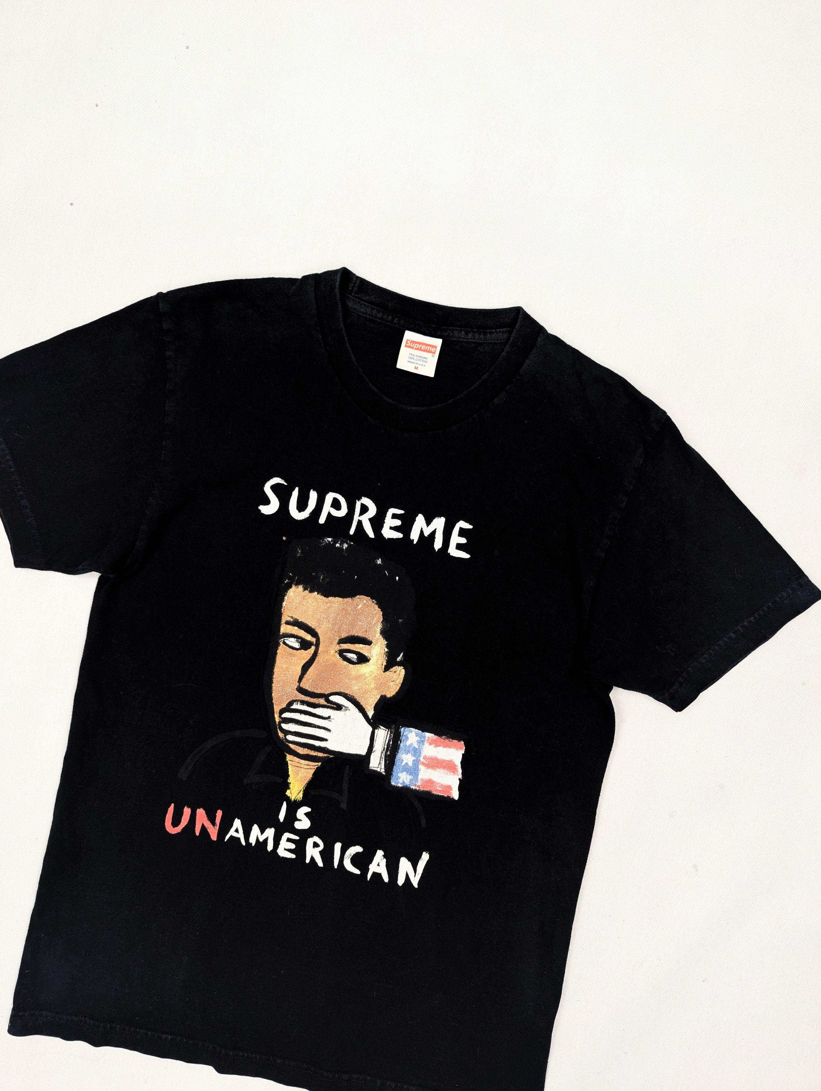 Supreme Supreme is unamerican M t-shirt tee Size US M / EU 48-50 / 2 - 2 Thumbnail