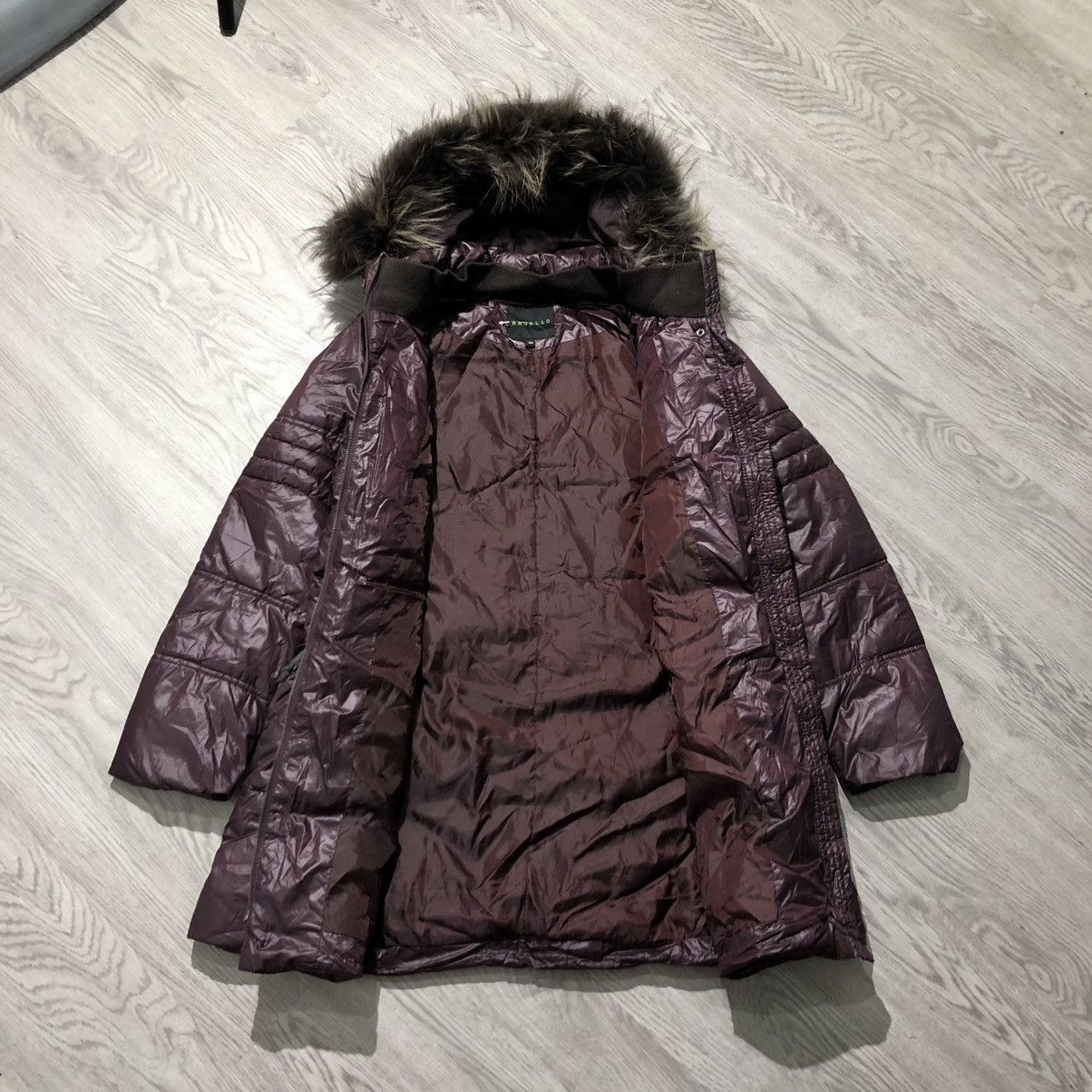 Japanese Brand 2000s Ragello Puffer Down Jacket Fur Ziphoodie Lgb Size US L / EU 52-54 / 3 - 13 Thumbnail