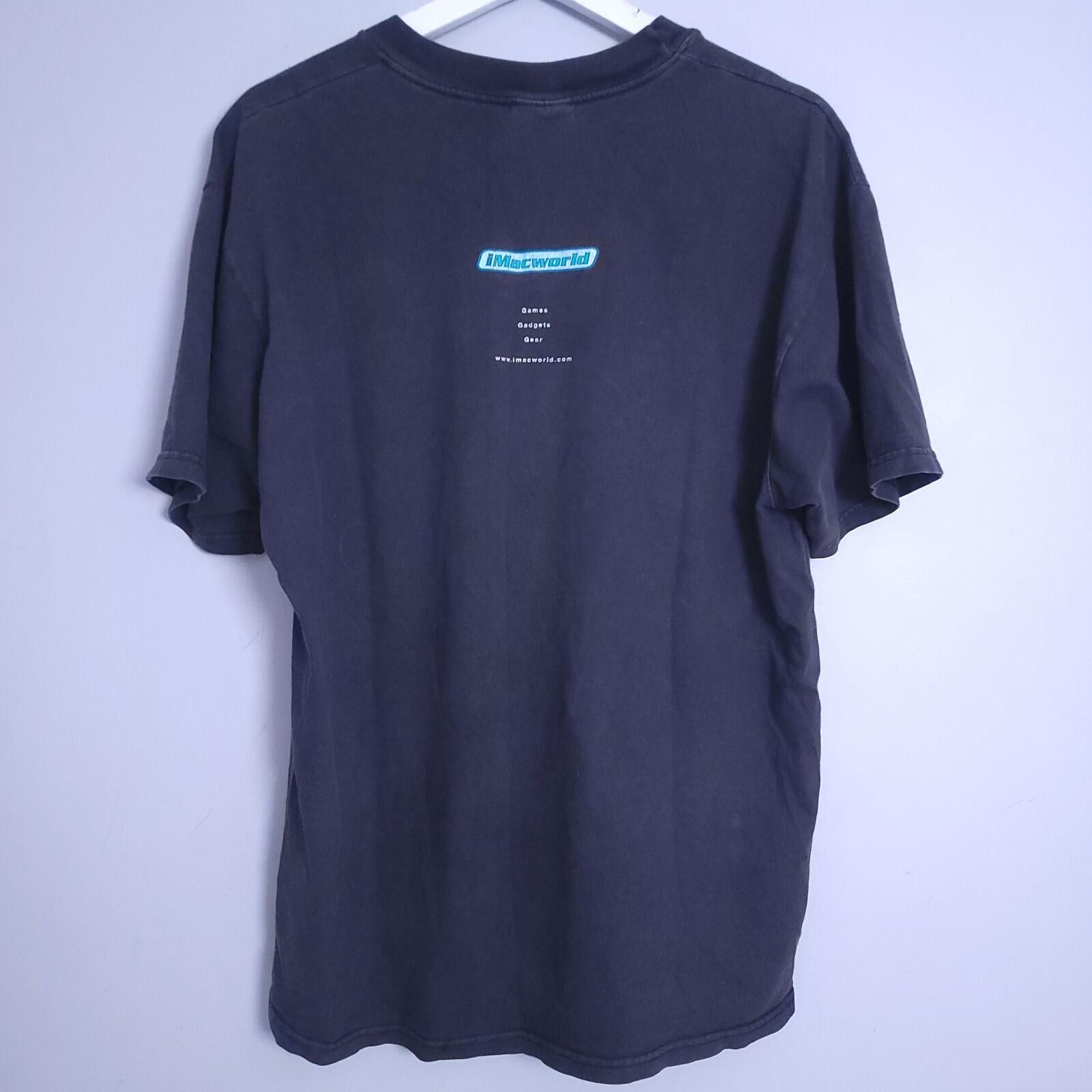 Hanes Rare Vintage Apple Macintosh iMacWorld Tech Tee Black Large Size US L / EU 52-54 / 3 - 5 Thumbnail