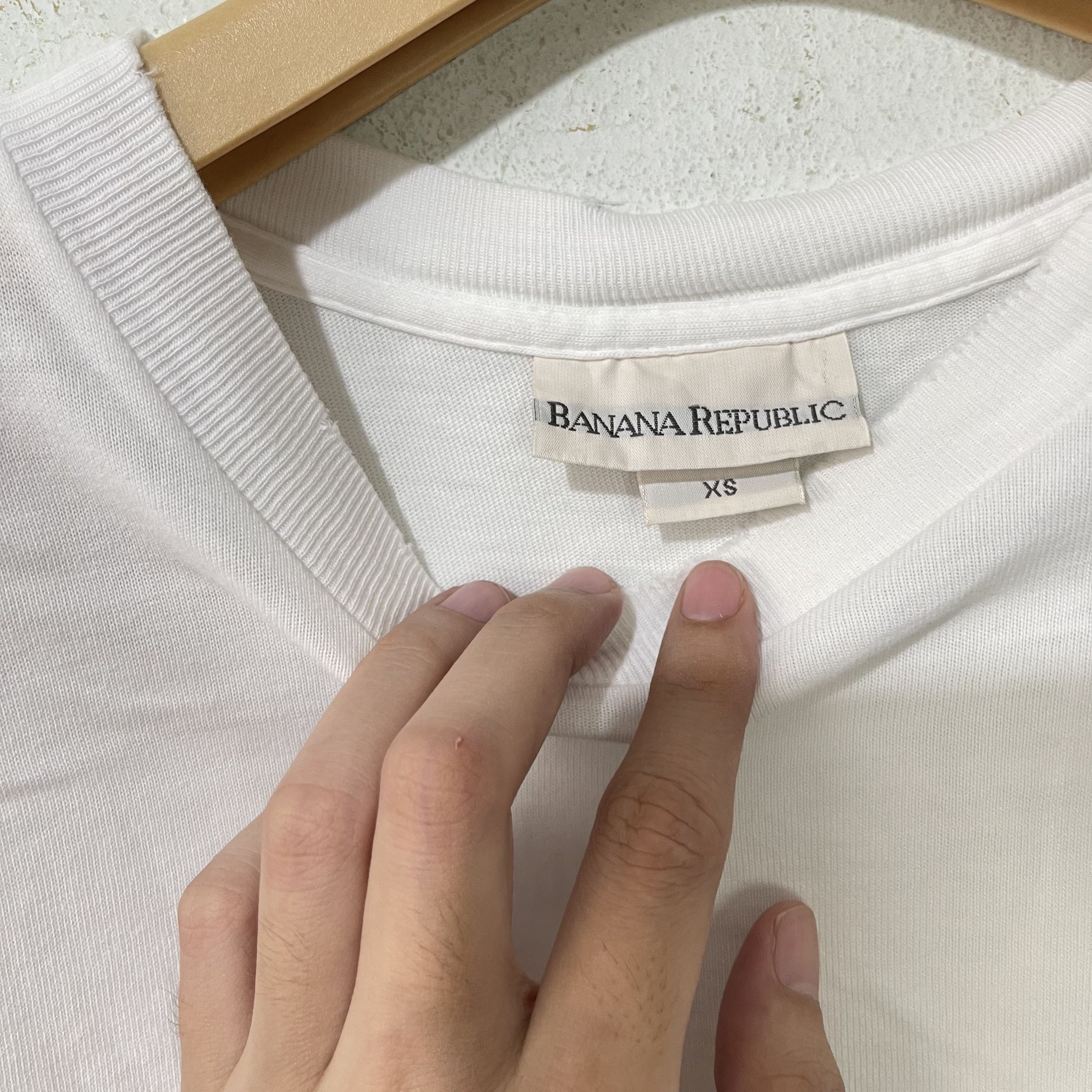 Banana Republic Vintage 90s Banana Republic Windward Passage Pocket Tee Size US M / EU 48-50 / 2 - 6 Thumbnail