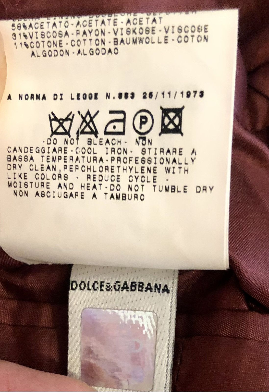 Dolce & Gabbana Manteau Dolce & Gabanna Size US L / EU 52-54 / 3 - 4 Thumbnail