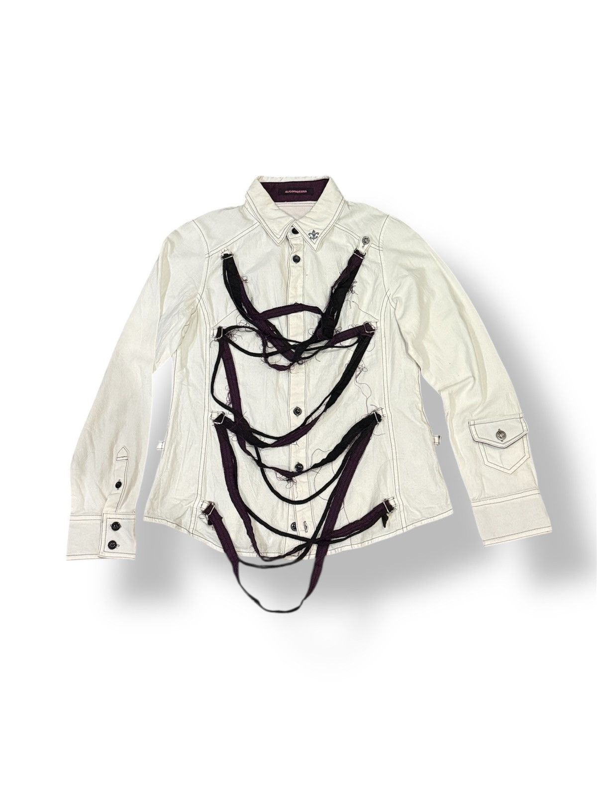 Hysteric Glamour Algonquins Multi Strap White Shirt Size M / US 6-8 / IT 42-44 - 1 Thumbnail