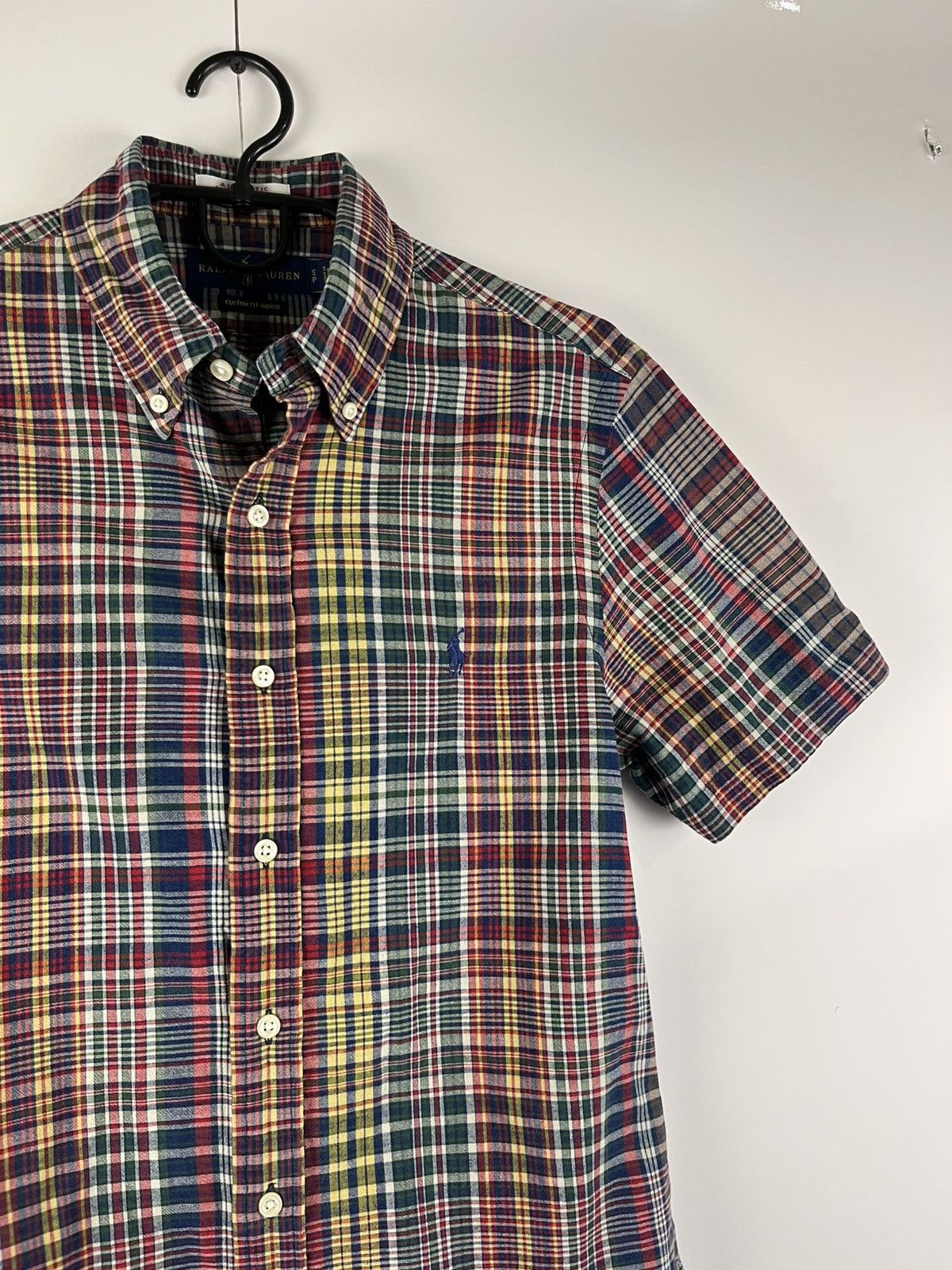 Ralph Lauren Ralph Lauren Plaid Indian Cotton ShortSleeve Shirt Button Up Size US S / EU 44-46 / 1 - 3 Thumbnail