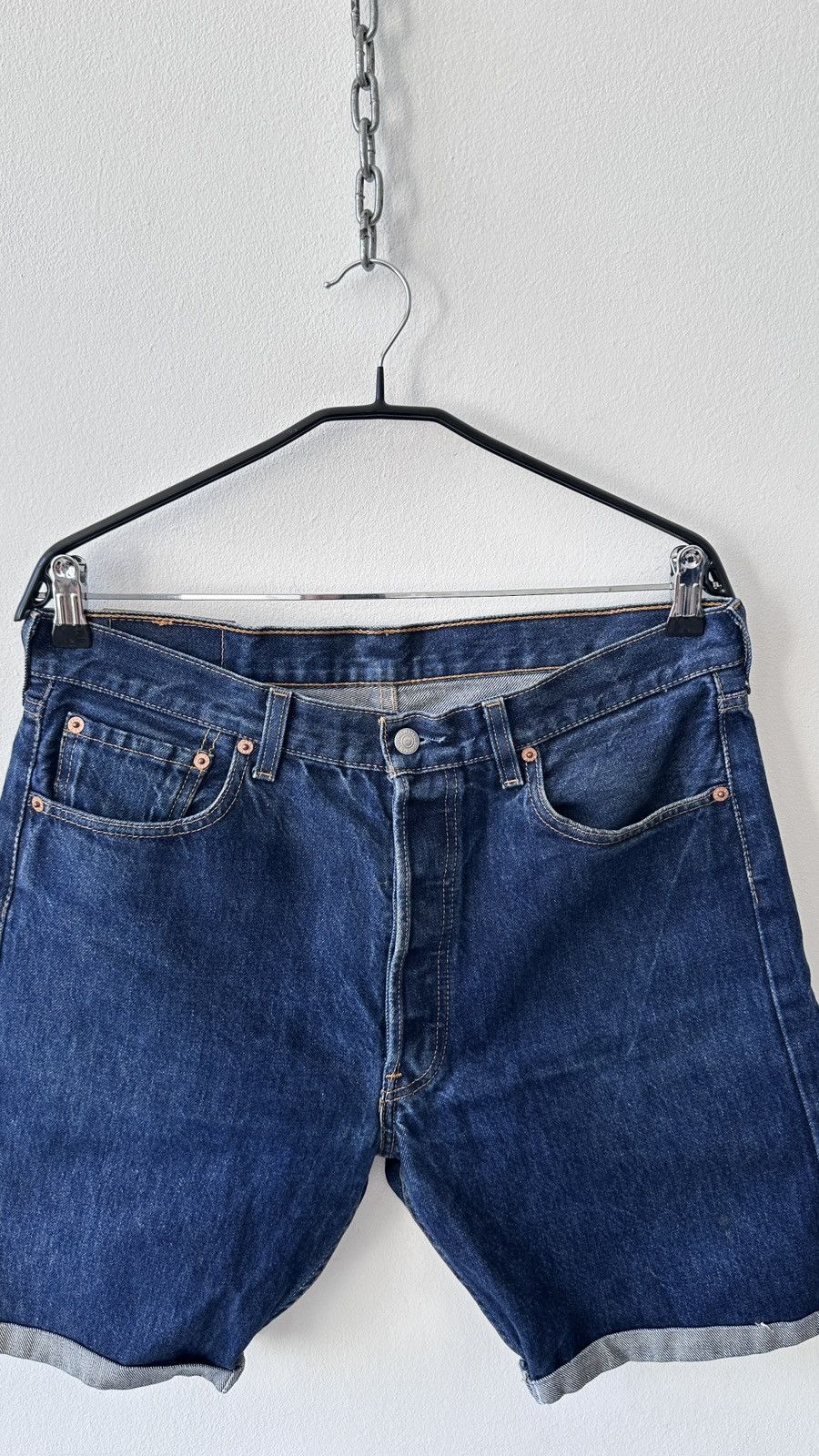 Levi's Levi’s 501 Denim Shorts W34 Made in Australia Blue Jeans Size US 34 / EU 50 - 4 Thumbnail