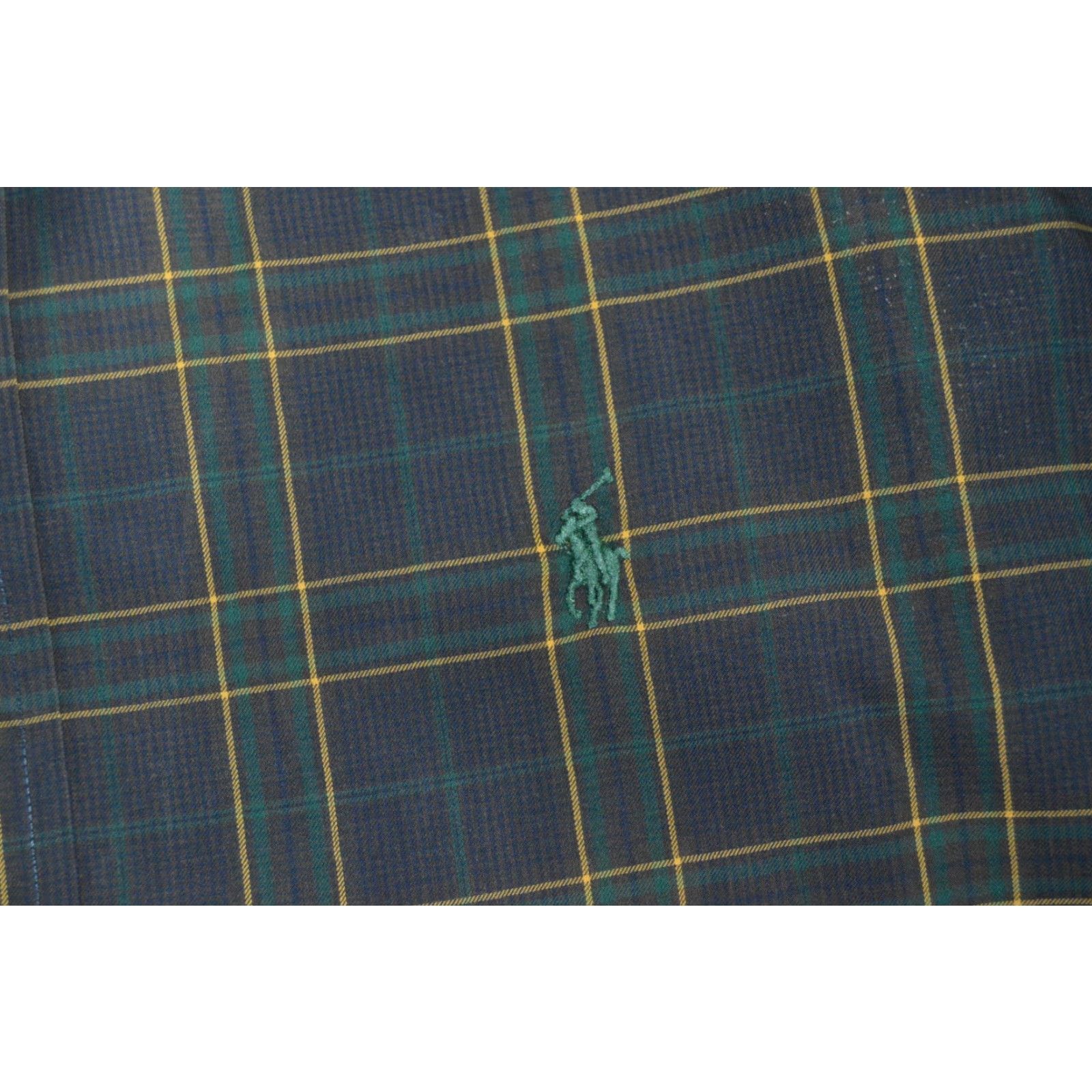 Polo Ralph Lauren VINTAGE Polo Ralph Lauren Shirt Green Plaid L/S Classic Fit Button-Up Size US L / EU 52-54 / 3 - 3 Thumbnail