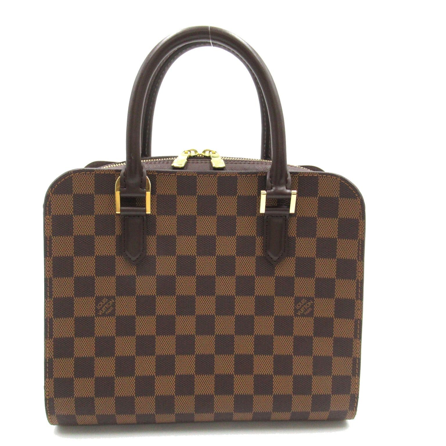Louis Vuitton Louis Vuitton Triana Handbag Coated Canvas Damier Brown Ebene Size ONE SIZE - 1 Thumbnail