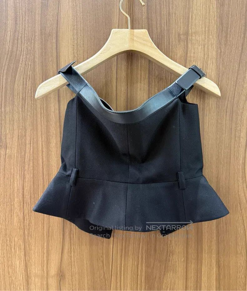 Dior Dior Black one-shoulder top Size XXS / US 00 / IT 34 - 2 Thumbnail