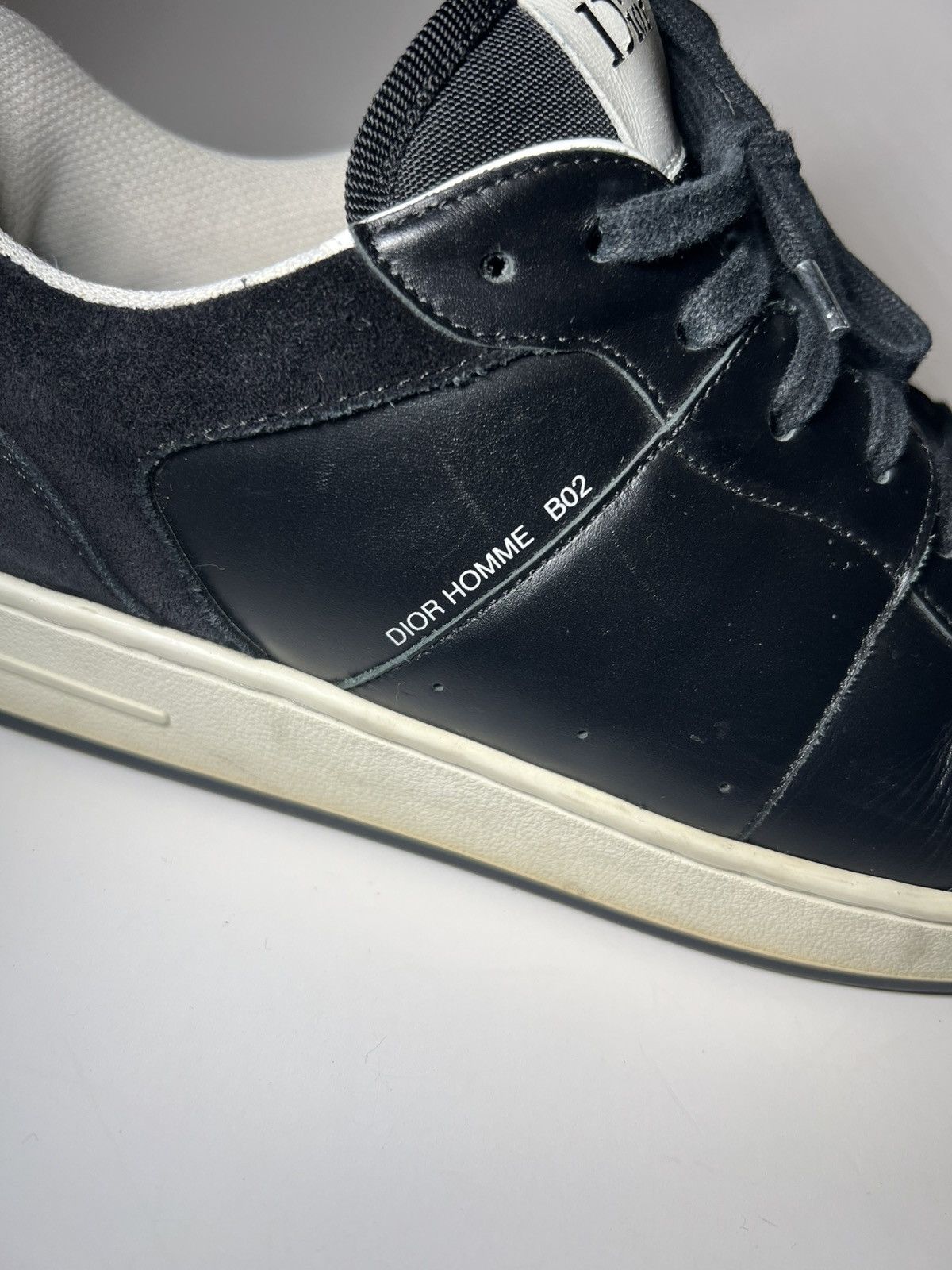 Dior Dior Homme B02 designer shoes sneaker head black/white bee Size US 13 / EU 46 - 10 Thumbnail