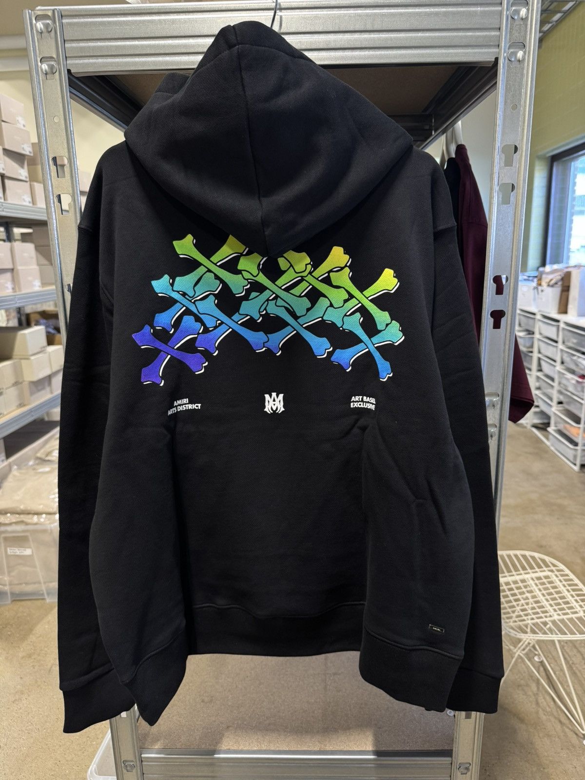 Amiri Amiri Art Basel Bones Exclusive Hoodie NEW 1100$ Size US XL / EU 56 / 4 - 1 Thumbnail