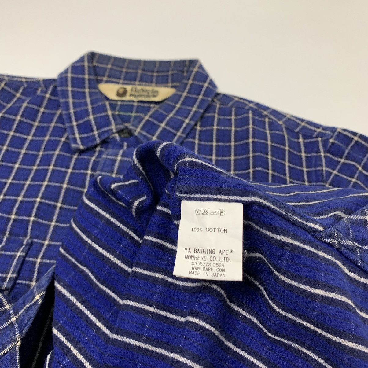 Bape A bathing ape flannel Size US XL / EU 56 / 4 - 5 Thumbnail