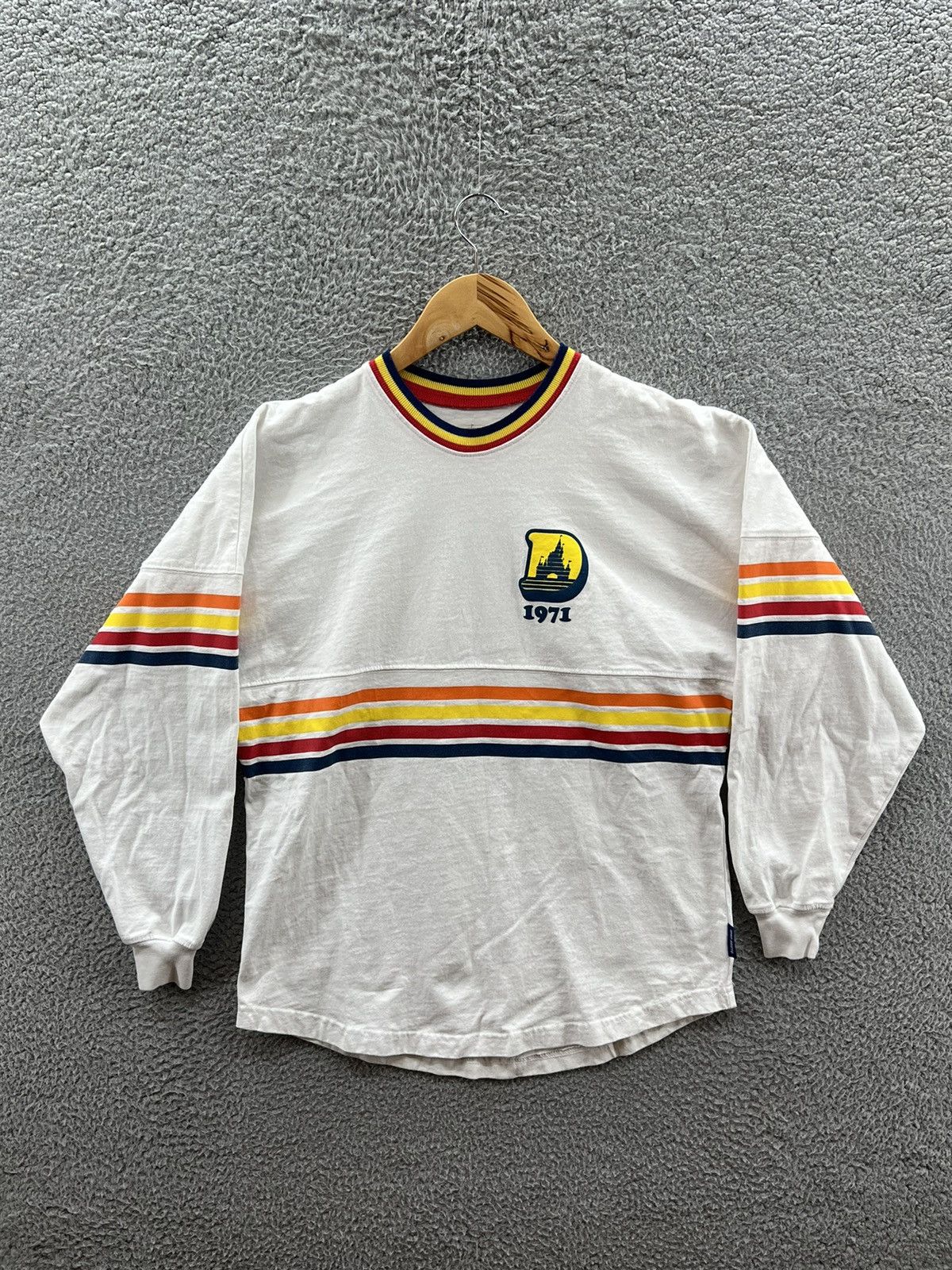 Disney Disney 1971 Retro Throwback Spirit Jersey Longsleeve T-Shirt Size US XS / EU 42 / 0 - 1 Thumbnail