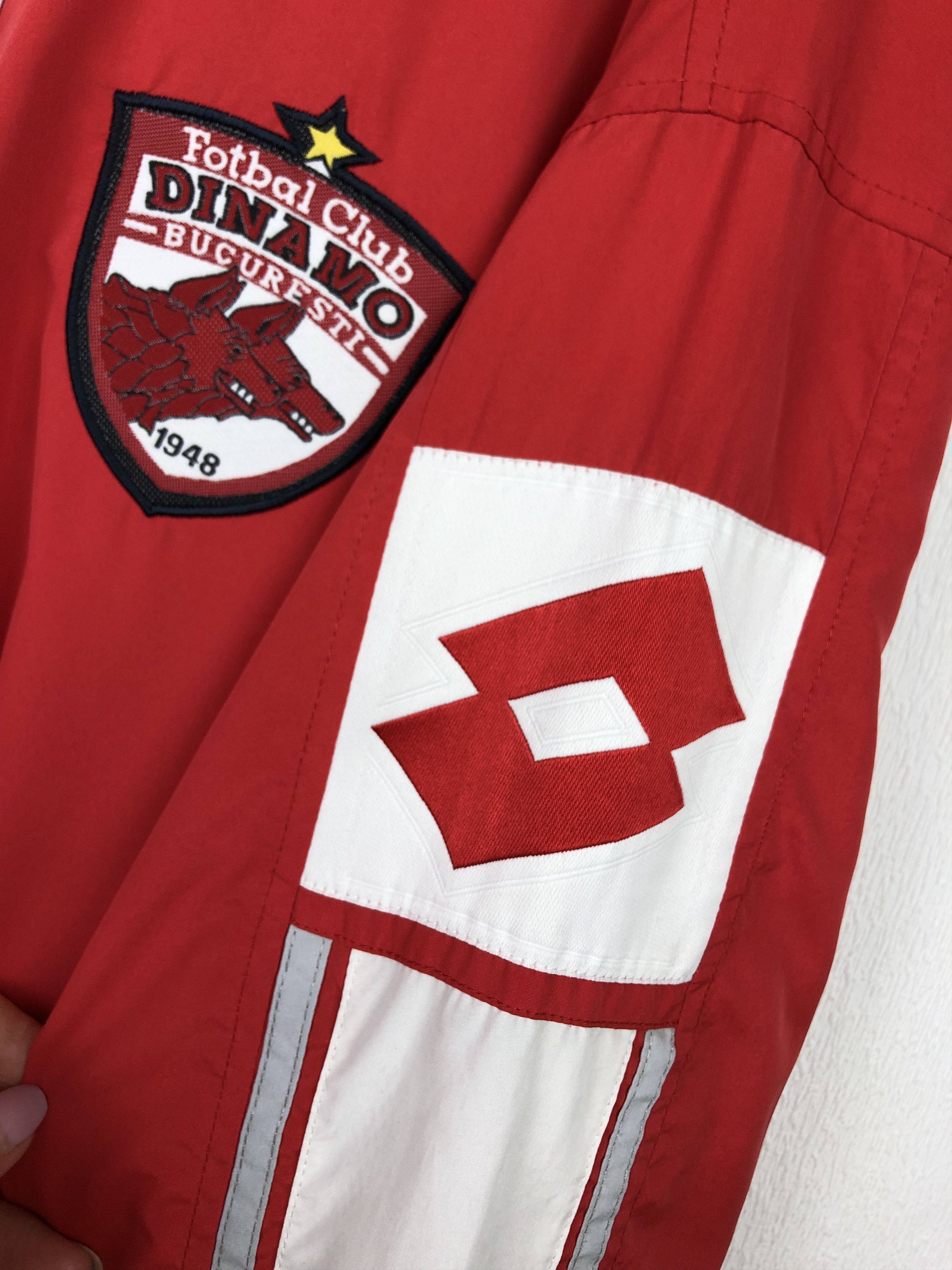 Lotto Sport Vintage Dynamo Bucharest Bucuresti Football Jacket Soccer Size US XL / EU 56 / 4 - 4 Thumbnail
