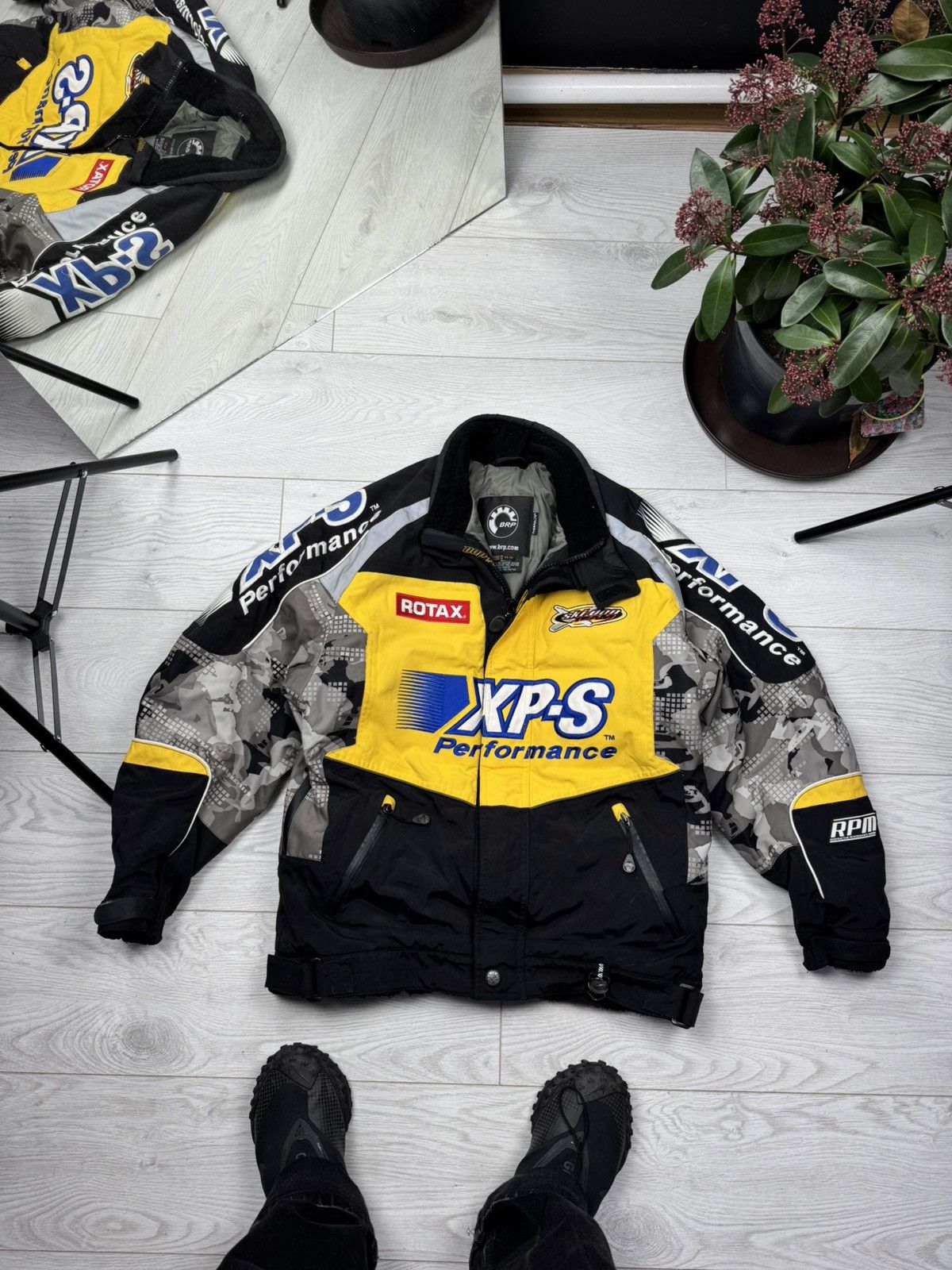 Vintage Vintage Ski-Doo Team Racing Snowmobile Jacket Size US M / EU 48-50 / 2 - 2 Thumbnail