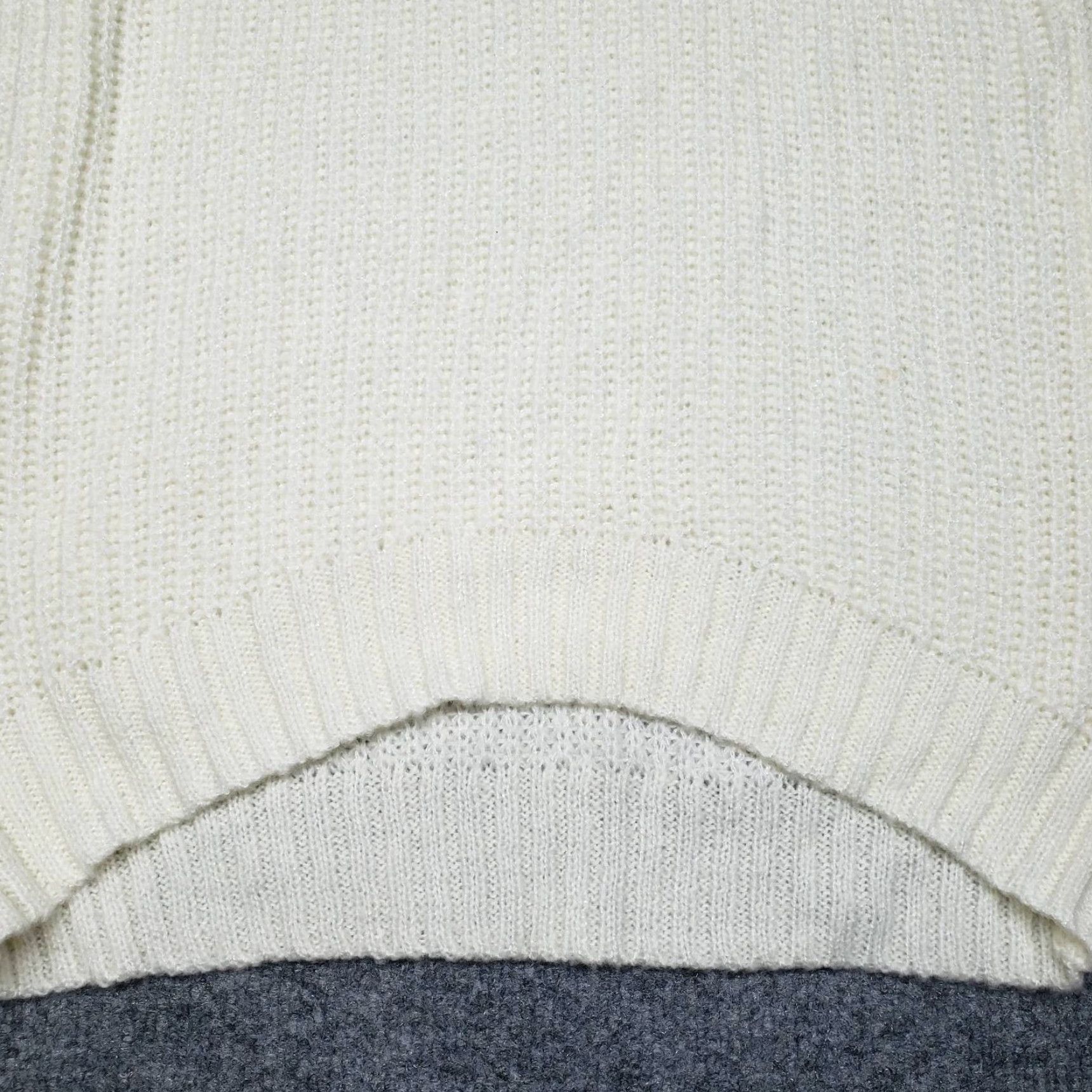 Vintage Rue21 Sweater Womens XS Ivory Pullover Long Sleeve Turtleneck New Size XS / US 0-2 / IT 36-38 - 5 Thumbnail