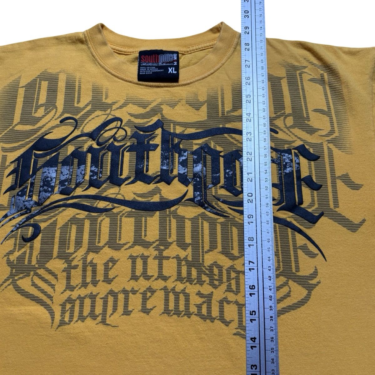 Southpole Vintage Y2K Southpole Graphic T Shirt Tribal Grunge Skater Size US XL / EU 56 / 4 - 4 Thumbnail