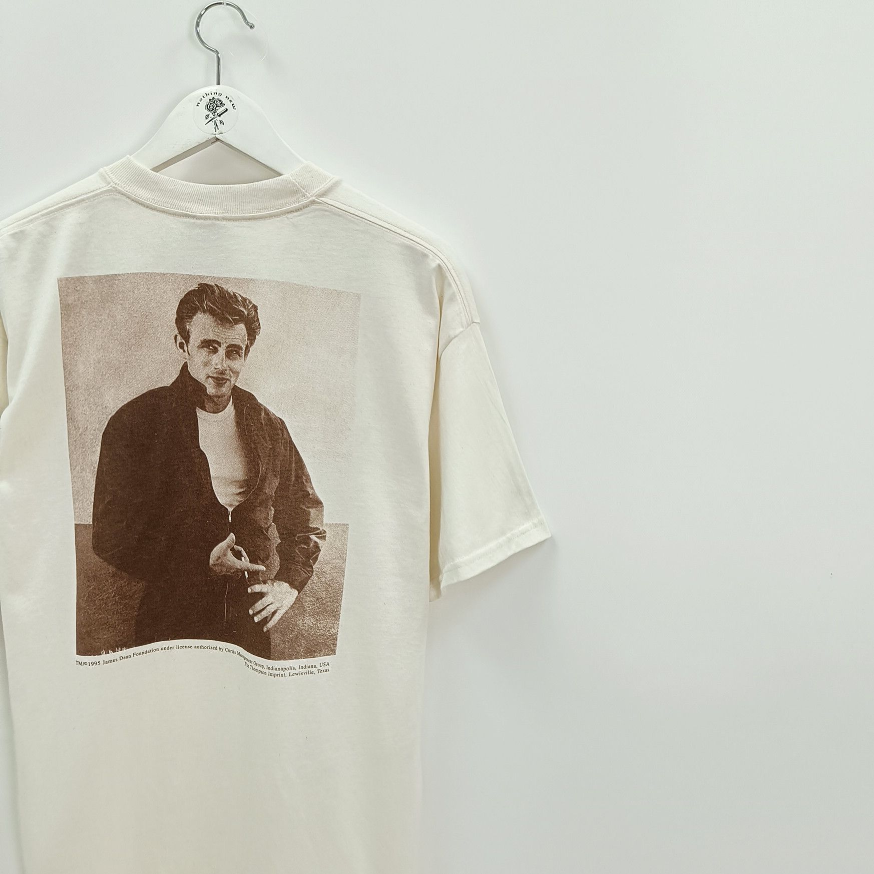 Vintage Vintage 90s James Dean twosided pront t shirt Size US L / EU 52-54 / 3 - 2 Thumbnail