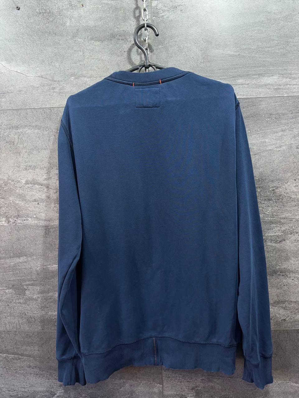 Parajumpers Parajumpers Mens Jumper Sweatshirt Navy Blue Logo Print Size US L / EU 52-54 / 3 - 17 Thumbnail