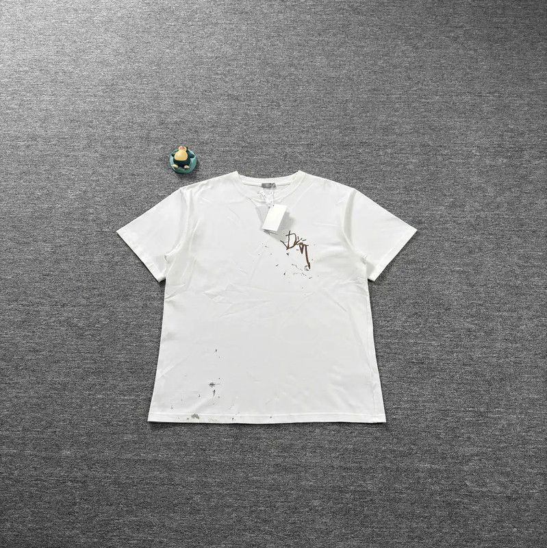 Dior Dior Men's Cotton T-Shirt in XXL Size 0089 Size US XXL / EU 58 / 5 - 1 Thumbnail