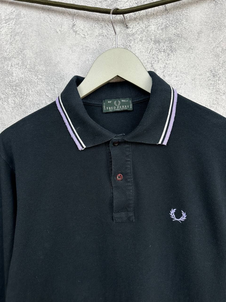 Fred Perry Fred Perry Polo LS Vintage 90s Made in Italy Green Label Size US M / EU 48-50 / 2 - 4 Thumbnail