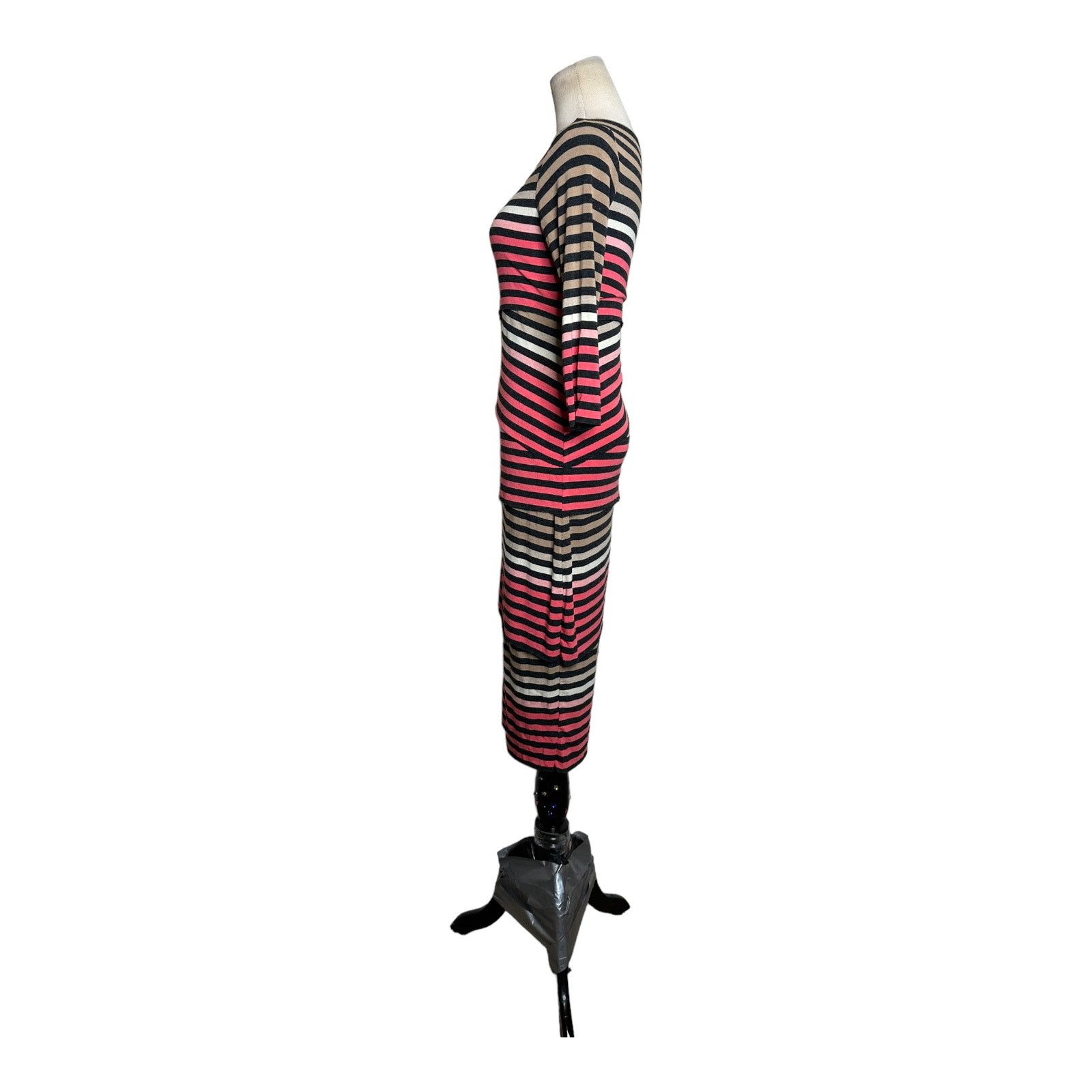 Bailey 44 Bailey/44 Striped Knit Column Midi Dress Size S Size S / US 4 / IT 40 - 7 Thumbnail