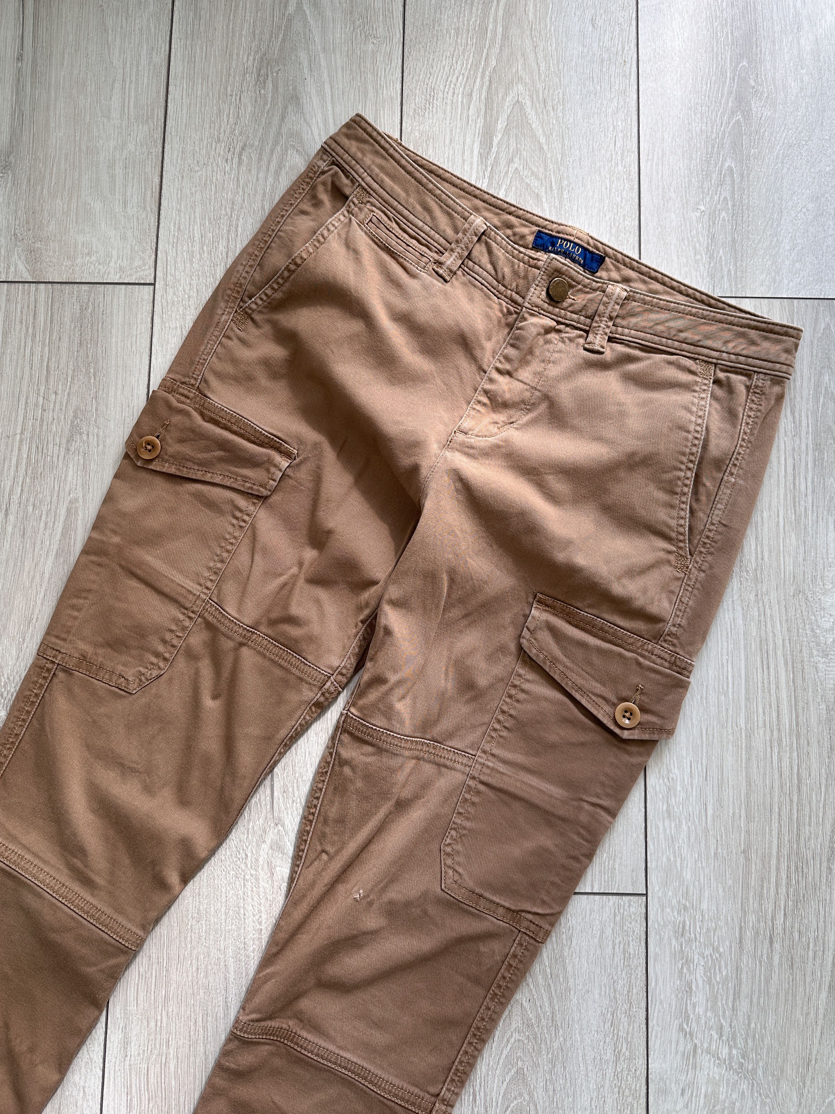 Polo Ralph Lauren Polo Ralph Lauren Beige Cargo Pants Size 32" / US 10 / IT 46 - 7 Thumbnail