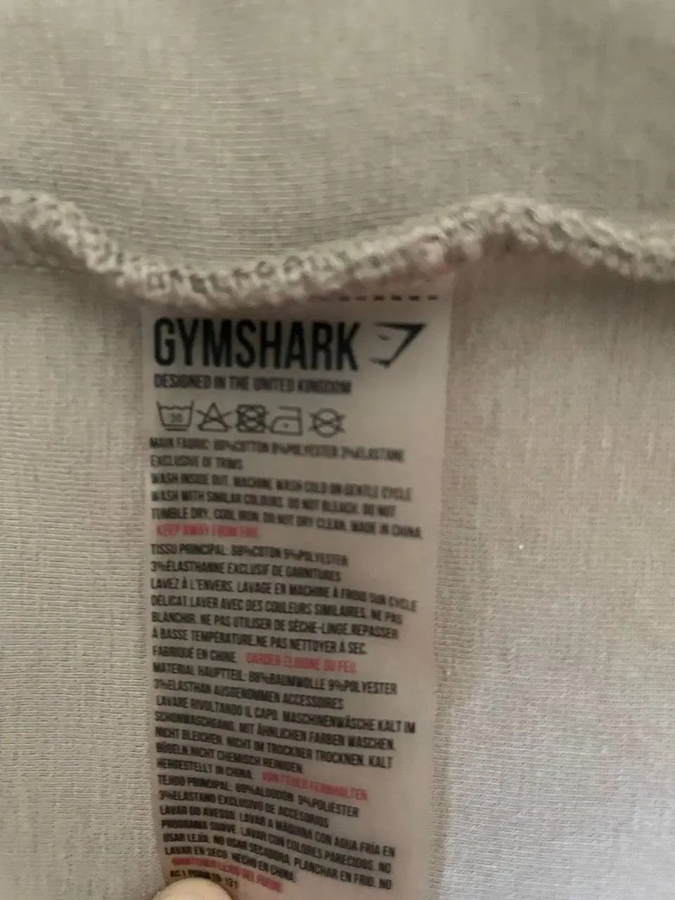 Gymshark Gymshark Pullover Hoodie Beige Kangaroo Pocket Size L Size US M / EU 48-50 / 2 - 5 Thumbnail