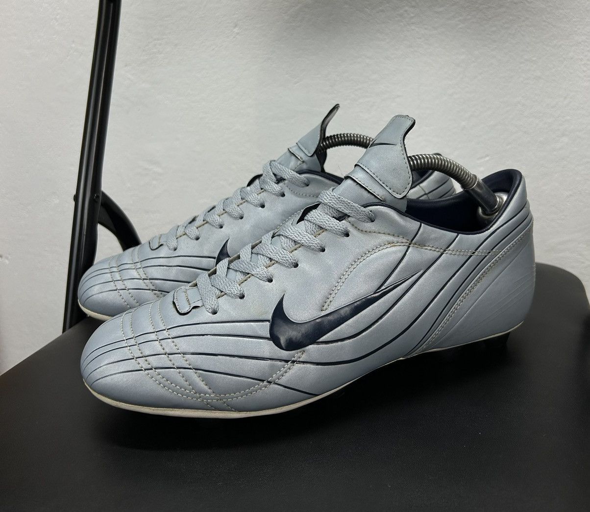 Nike × Vintage 2004 Nike Mercurial Vapor Pace II Football Cleats Blue 43 Size US 10.5 / EU 43-44 - 1 Thumbnail