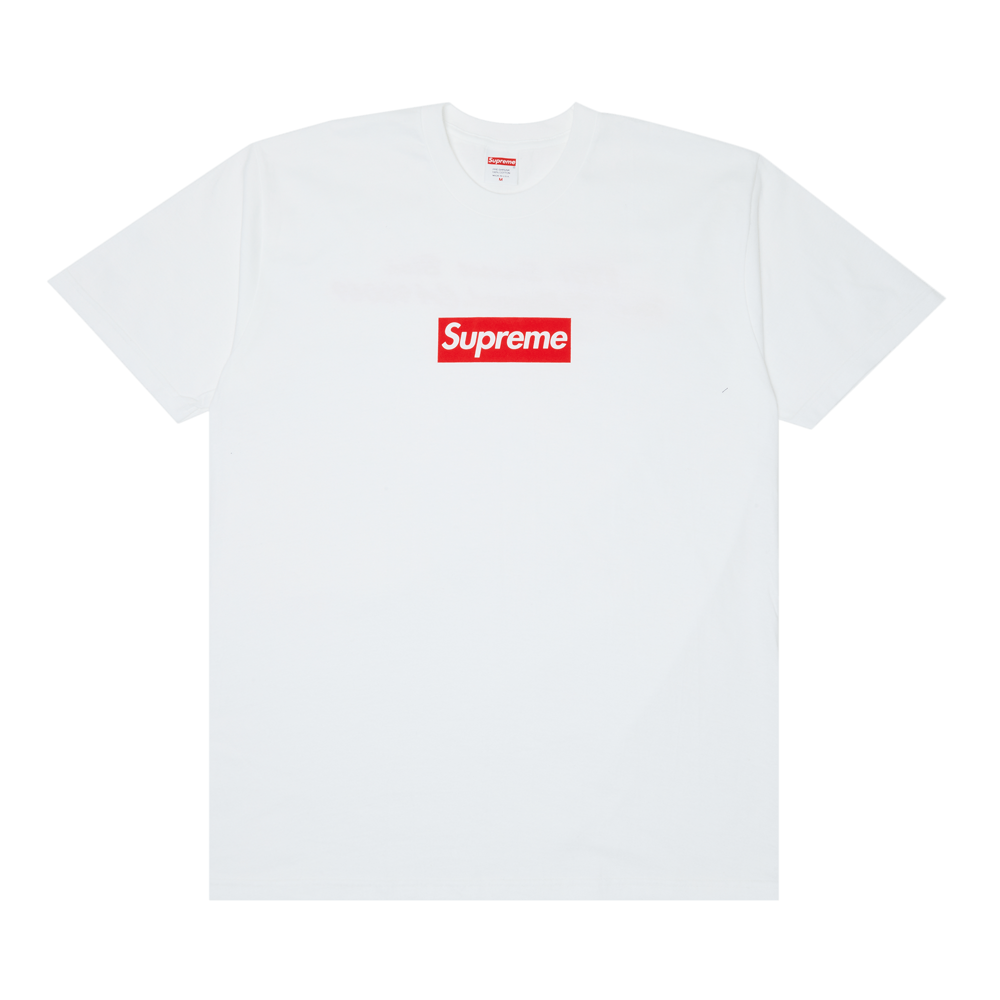 image of Supreme La Box Logo Tee White, Men's (Size Small)