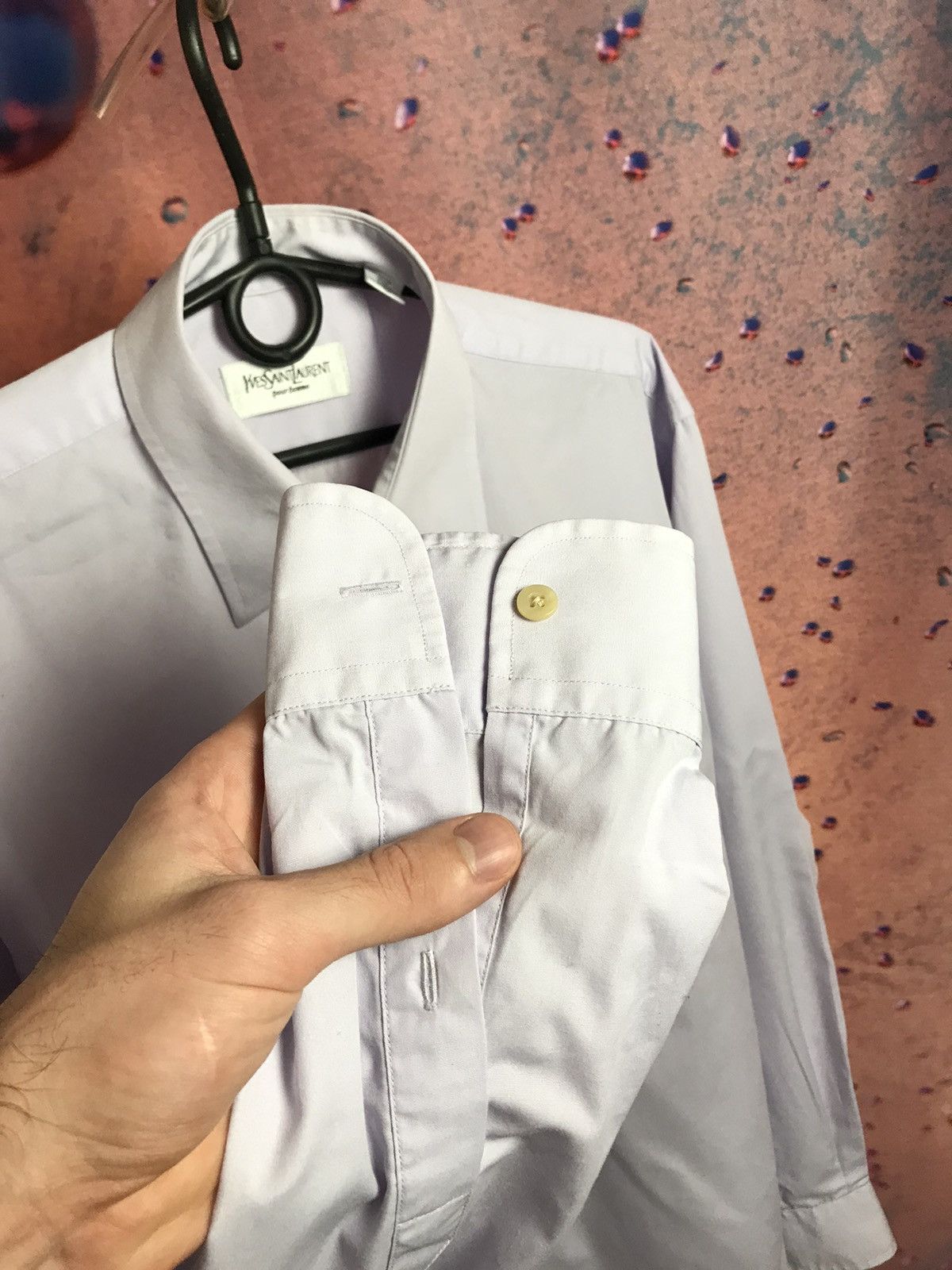 Vintage × Yves Saint Laurent YSL Yves Saint Laurent luxury vintage shirt Size US XXL / EU 58 / 5 - 5 Thumbnail
