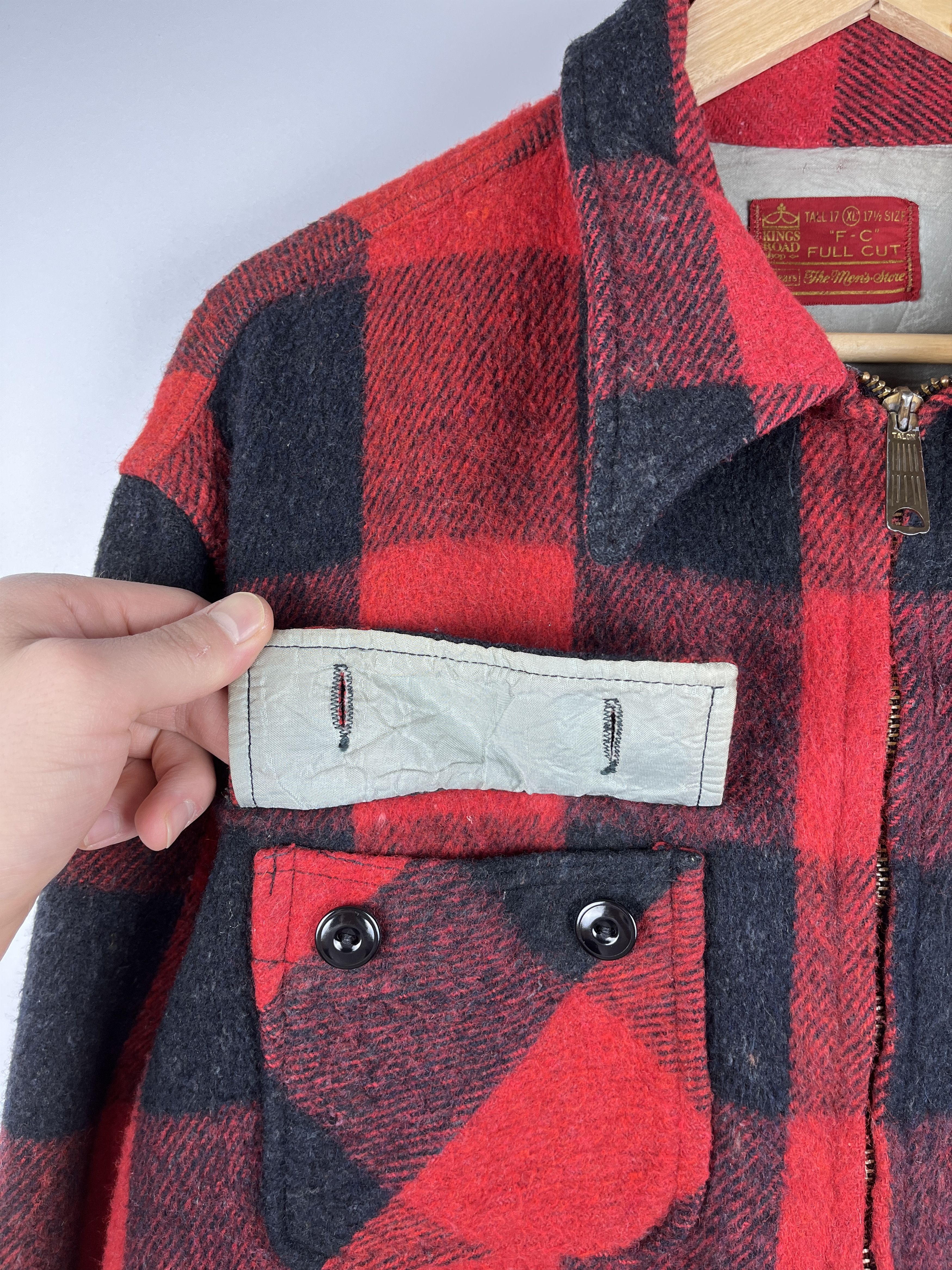 Lumberjack 70's Kings Road Full Cut Vintage Lumberjack Jacket Zip Talon Size US XL / EU 56 / 4 - 6 Thumbnail