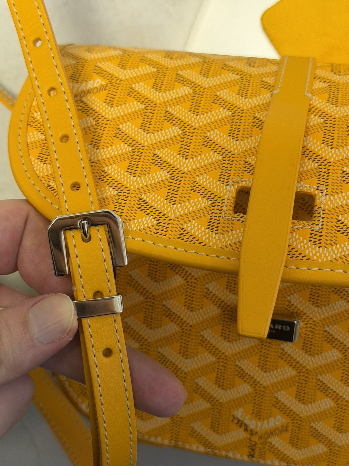 Goyard Goyard PM Belvedere Yellow Monogram Bag Size ONE SIZE - 4 Thumbnail