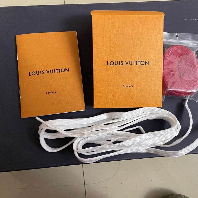 Louis Vuitton Louis Vuitton Denim Lace-Up Low-Top Sneakers -2508 Size US 7.5 / EU 40-41 - 9 Thumbnail
