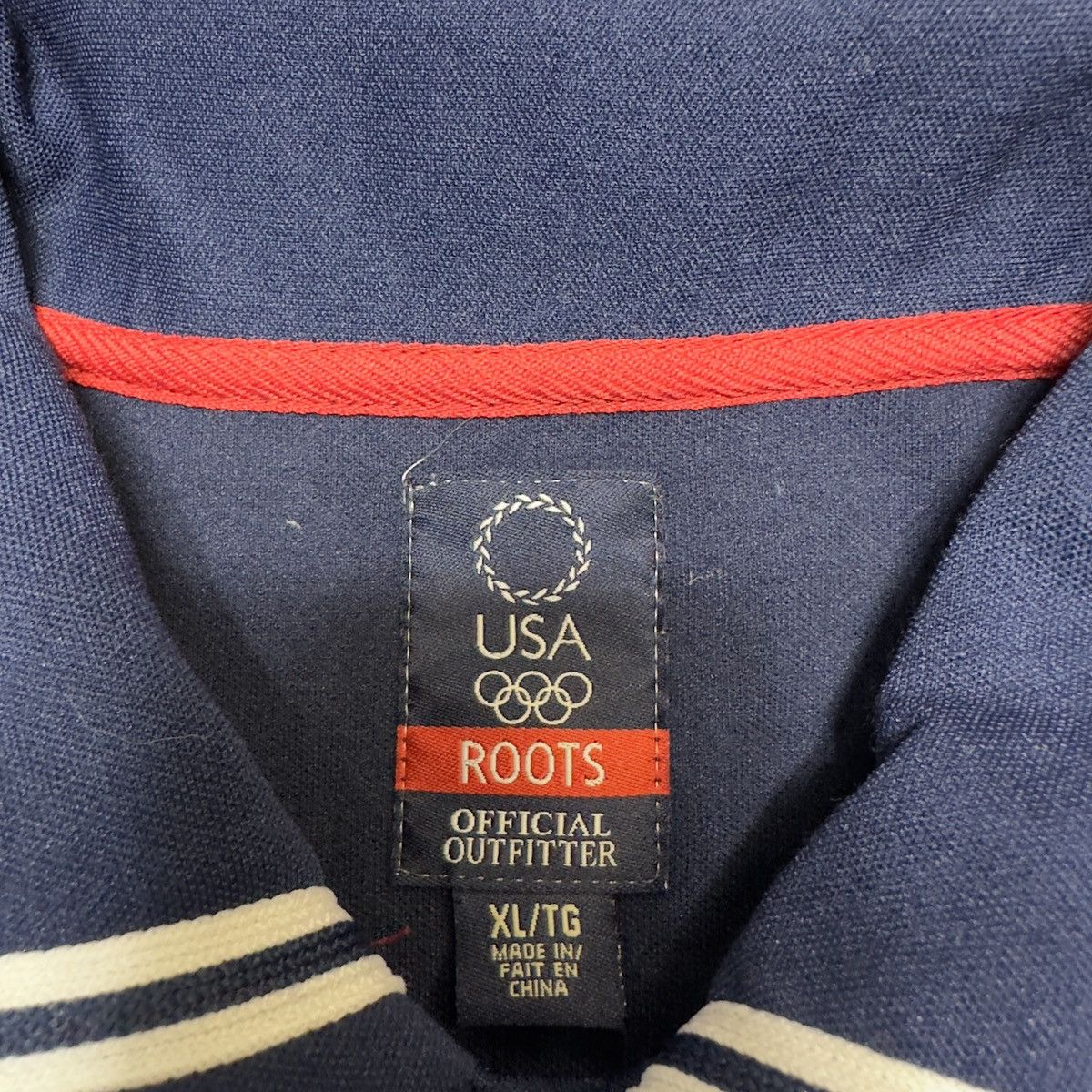 Roots × USA Olympics × Vintage Vintage Team USA Basketball warm up shirt Size US XL / EU 56 / 4 - 4 Thumbnail