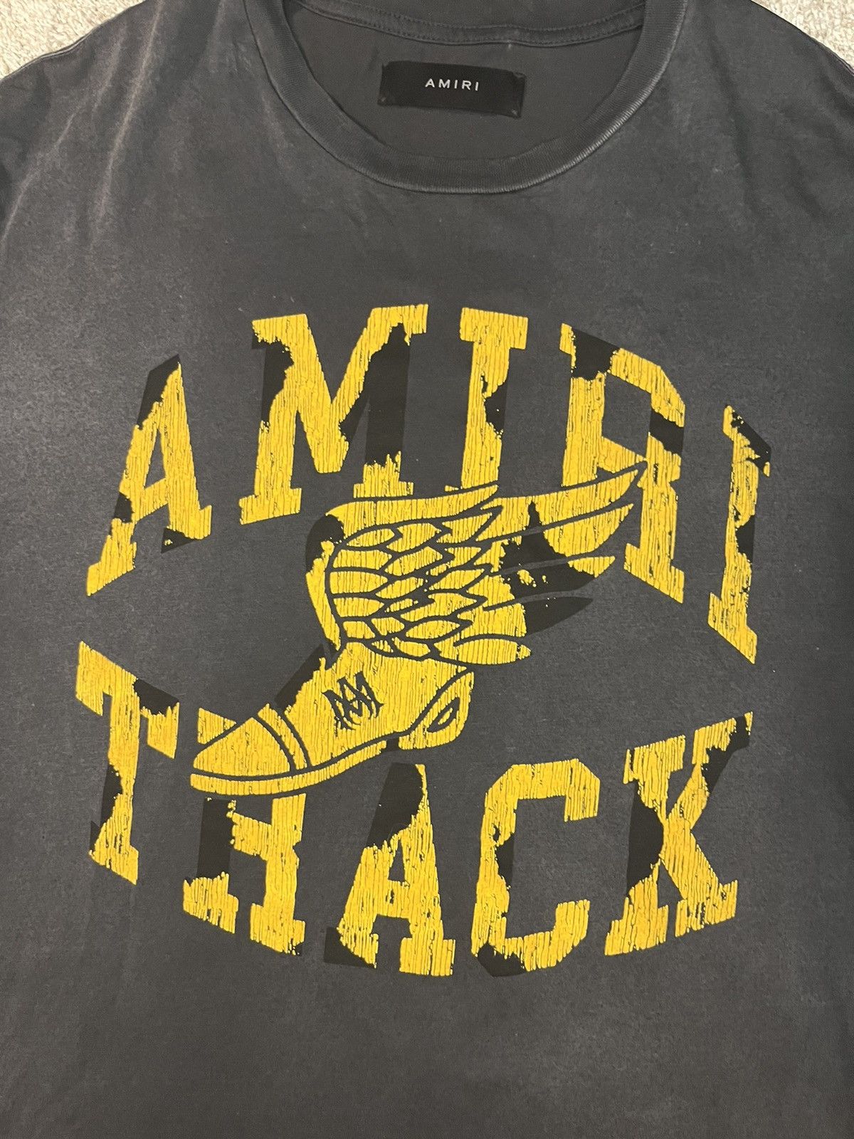 Amiri Amiri Track Logo T-Shirt Size US M / EU 48-50 / 2 - 3 Thumbnail