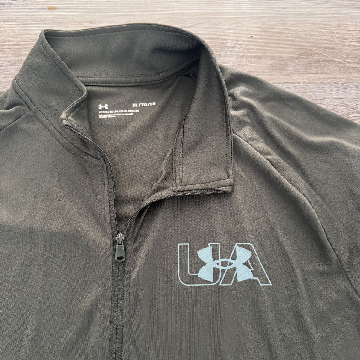 Under Armour UNDER ARMOUR • 1/4 Zip "Green" (XL) Size US XL / EU 56 / 4 - 2 Thumbnail