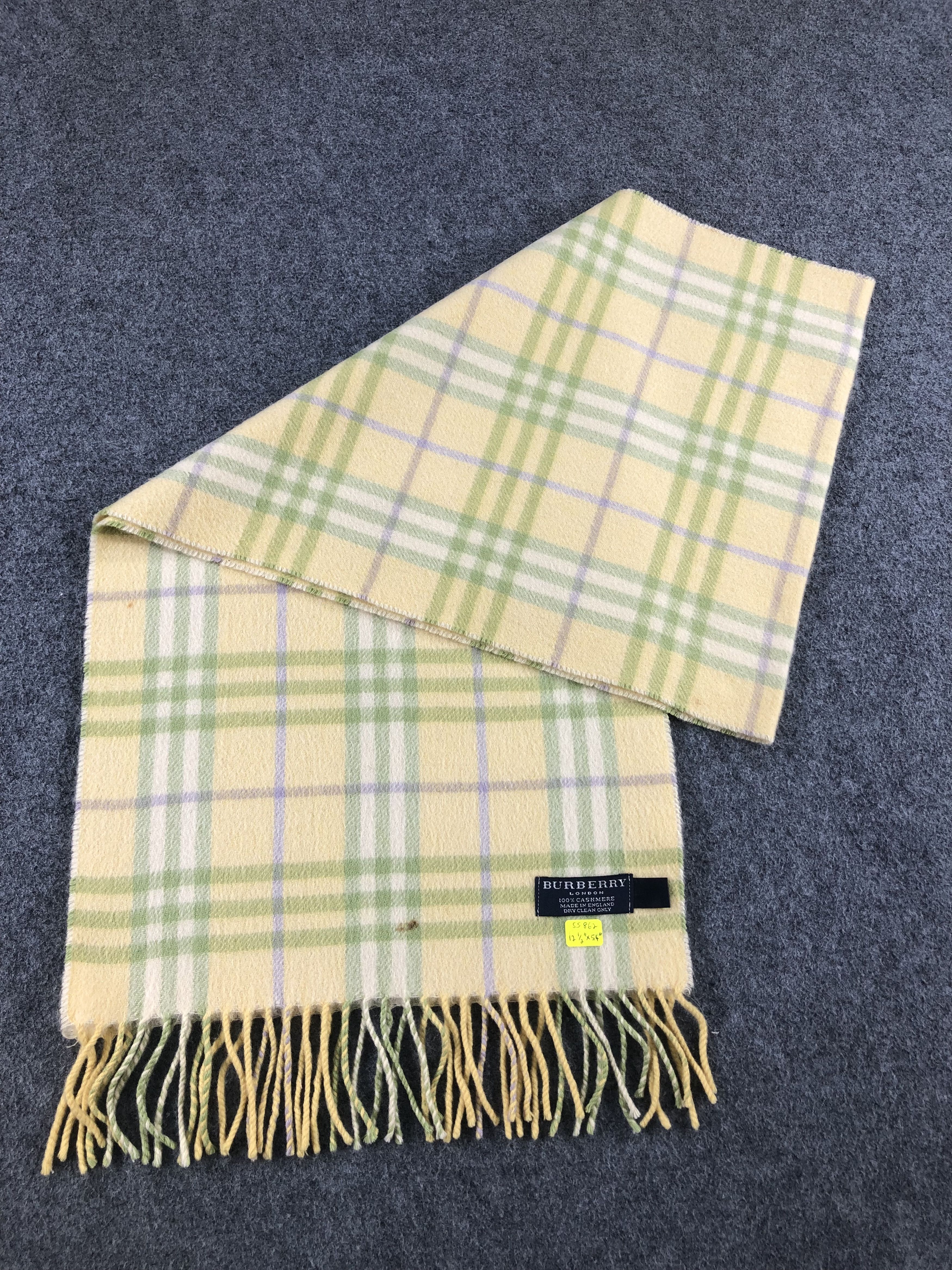 Burberry Burberry Cashmere Scarf / Muffler / Neckwear Size ONE SIZE - 5 Thumbnail