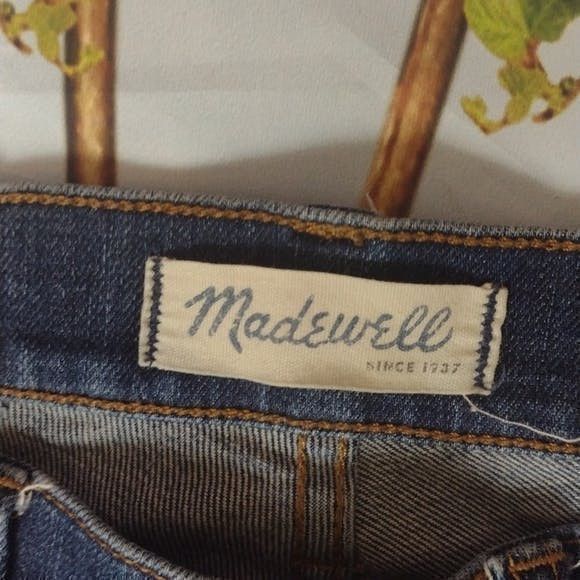 Madewell Madewell high riser skinny distressed fringe jeans size 24 Size 24" / US 00 / IT 34 - 3 Thumbnail