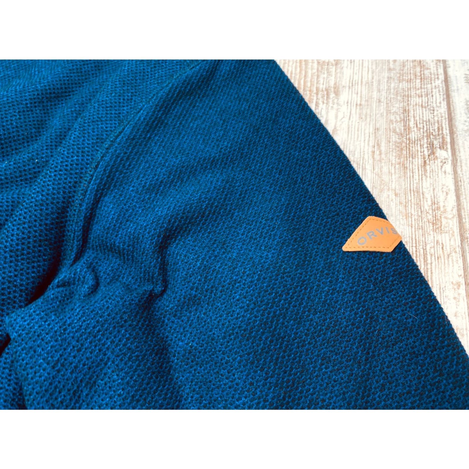 Orvis VINTAGE: No. Orvis Mens 2XL Quarter Zip Sweater Shirt Blue Fleece Lined Sherpa 7435 Size US XXL / EU 58 / 5 - 6 Thumbnail