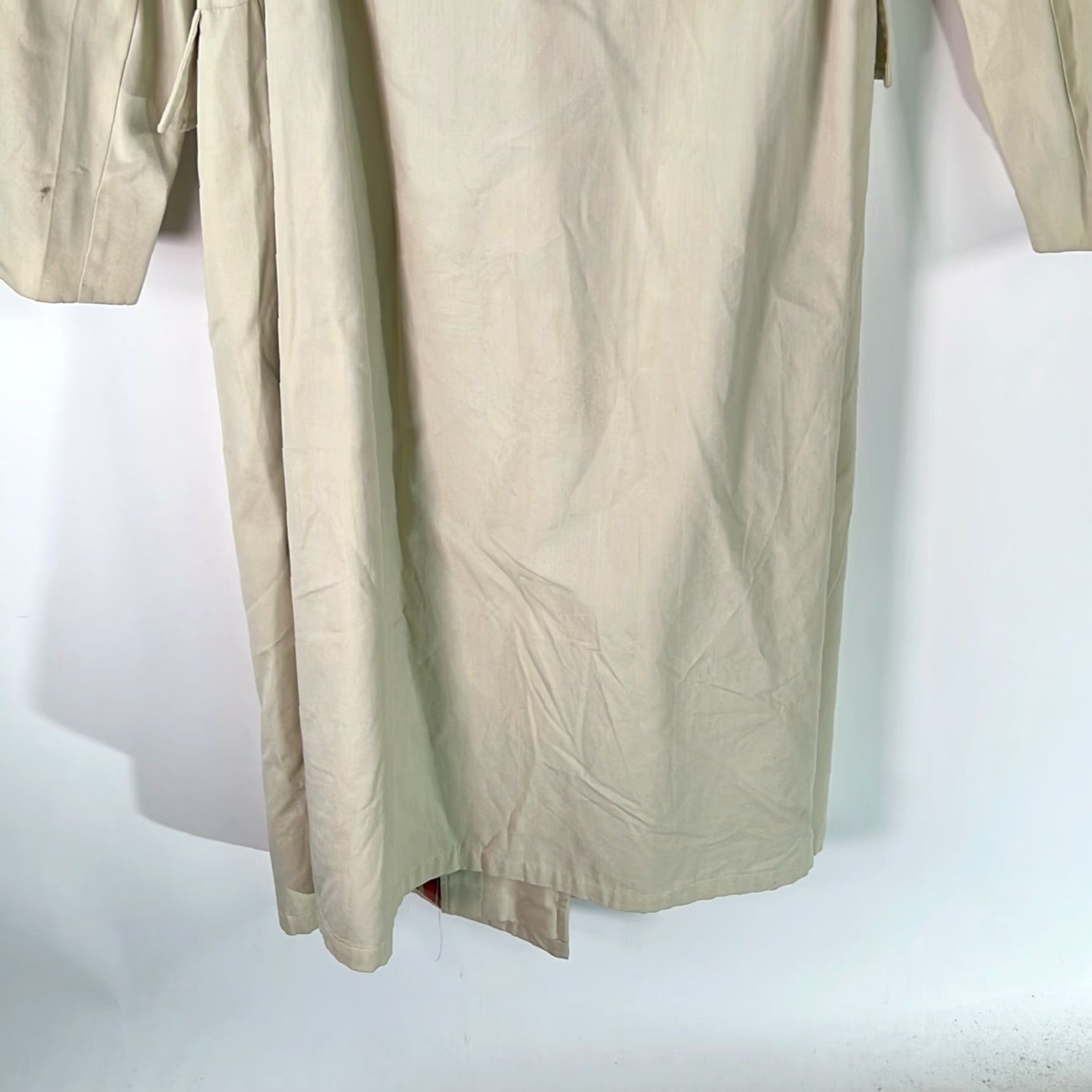 Vintage VINTAGE Silver Sail Women's Trench Coat XL Beige Long Sleeve Casual Classic Button Front Size XL / US 12-14 / IT 48-50 - 5 Thumbnail
