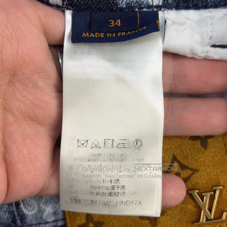 Louis Vuitton Louis Vuitton FW22 Tie-Dye Full Logo Cashew Flower Print C Size US 34 / EU 50 - 4 Thumbnail