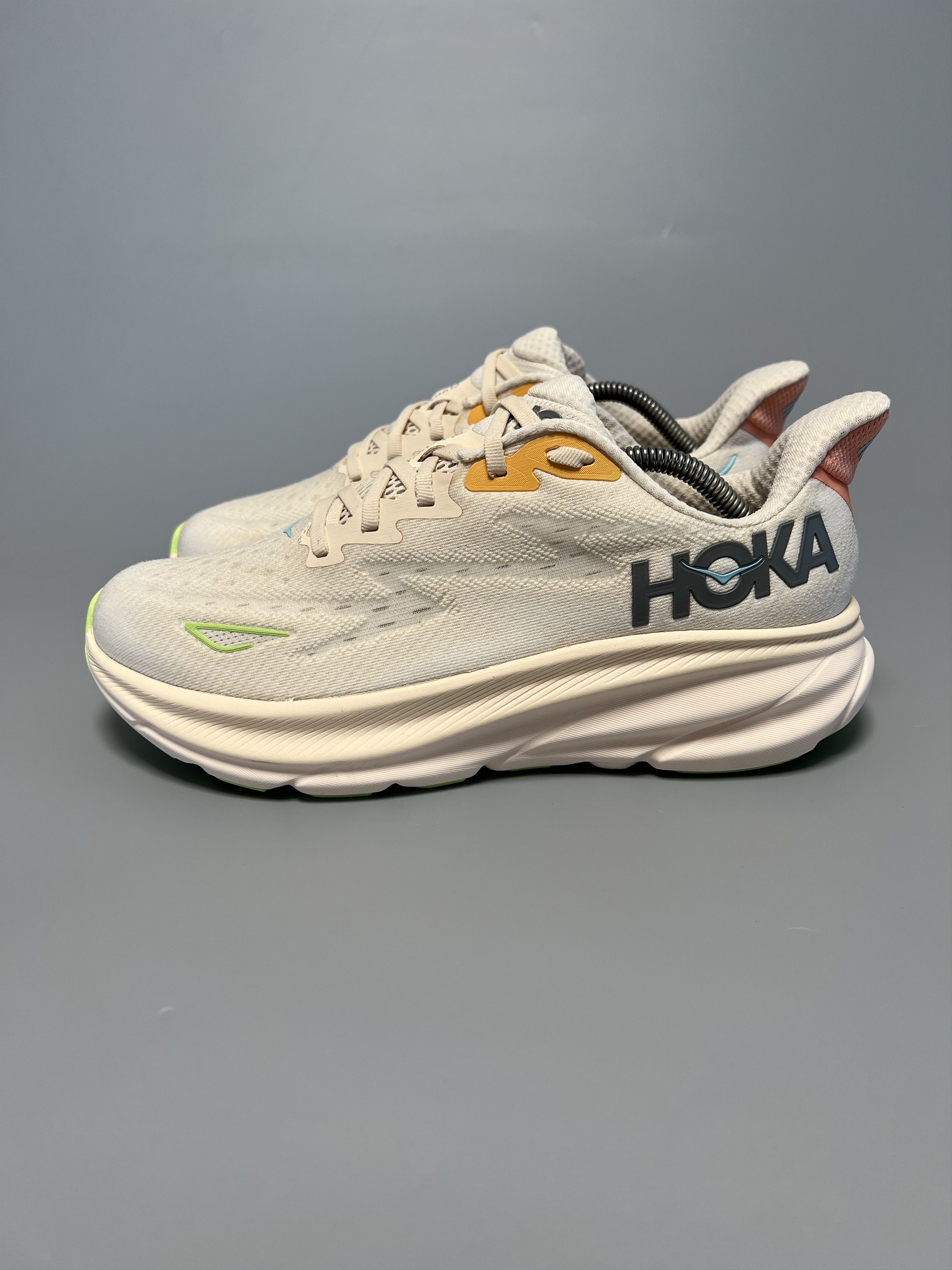 Hoka 9.5D Hoka One One Clifton 9 Wide Running Shoes Walking Gym Size US 9.5 / IT 39.5 - 2 Thumbnail