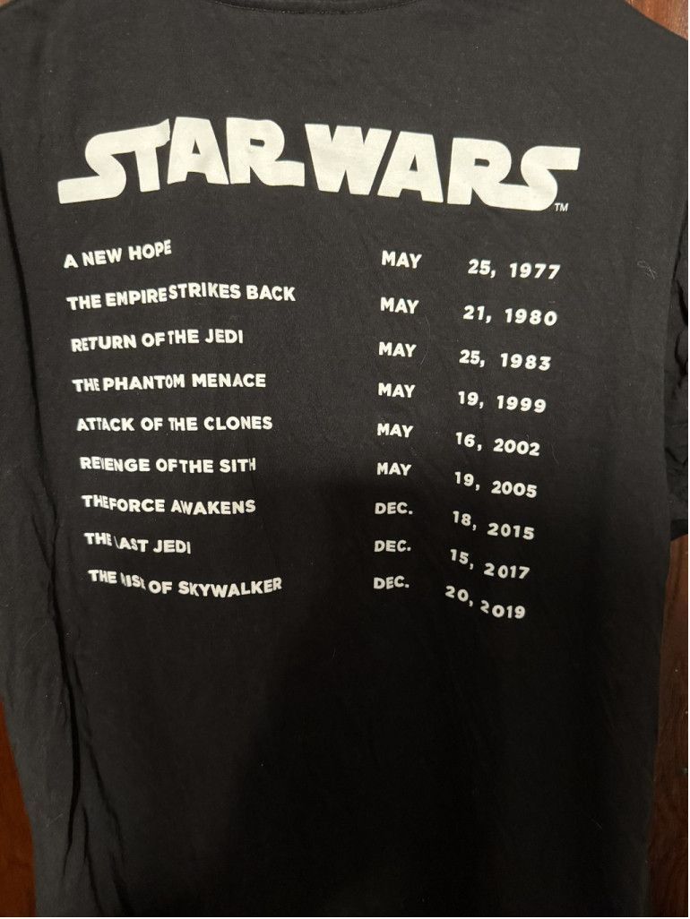 Star Wars Star Wars Rise of Skywalker T Shirt Men's Size L Black Size US L / EU 52-54 / 3 - 2 Thumbnail
