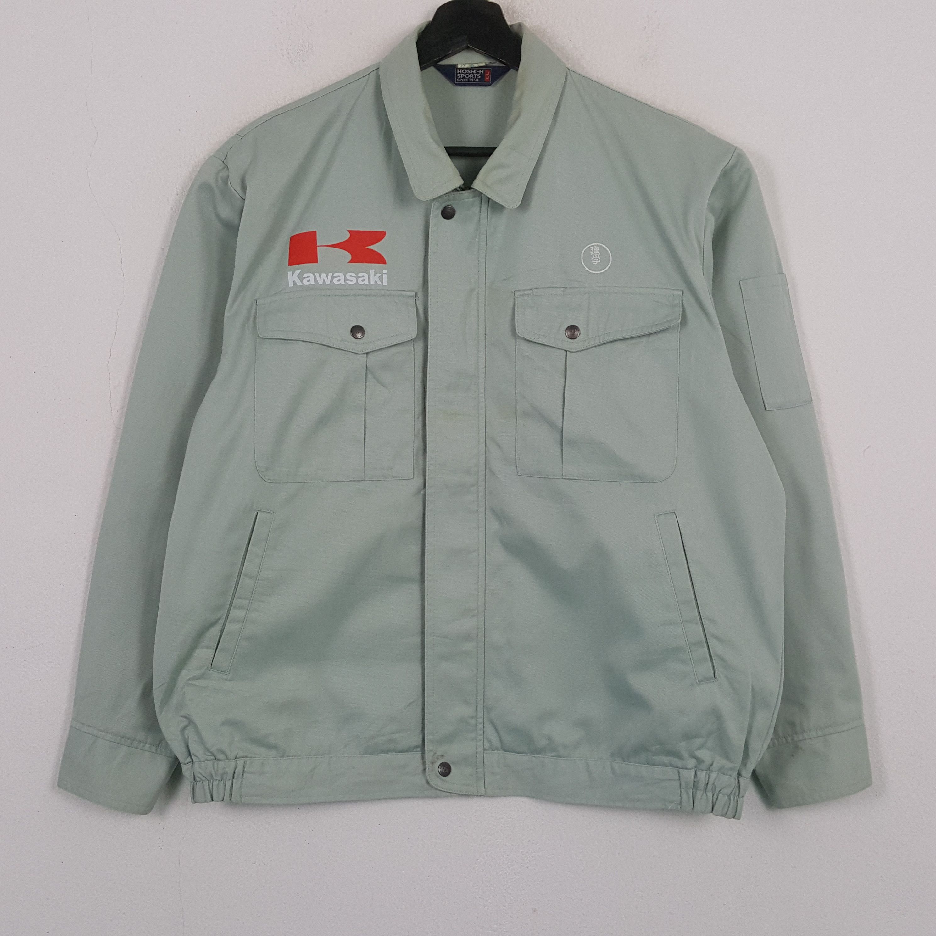 Vintage Kawasaki Japanese Brand Custom Art Jacket RR16 Size US L / EU 52-54 / 3 - 3 Thumbnail