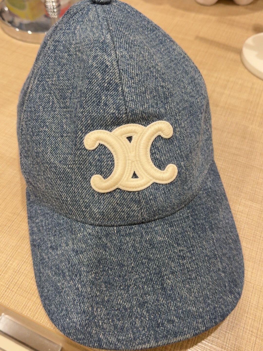 Celine Celine Denim Duckbill Cap Size M Size ONE SIZE - 1 Thumbnail