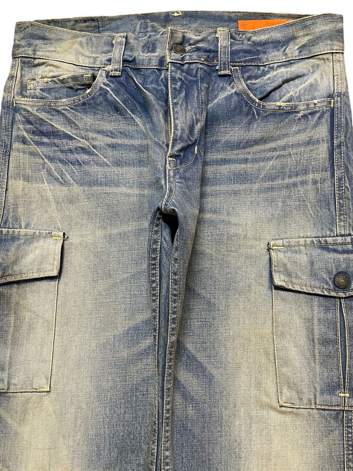 Hysteric Glamour Vintage Japan Gowest Faded Wash Mud Dirty Style Loose Jeans Size US 32 / EU 48 - 3 Thumbnail