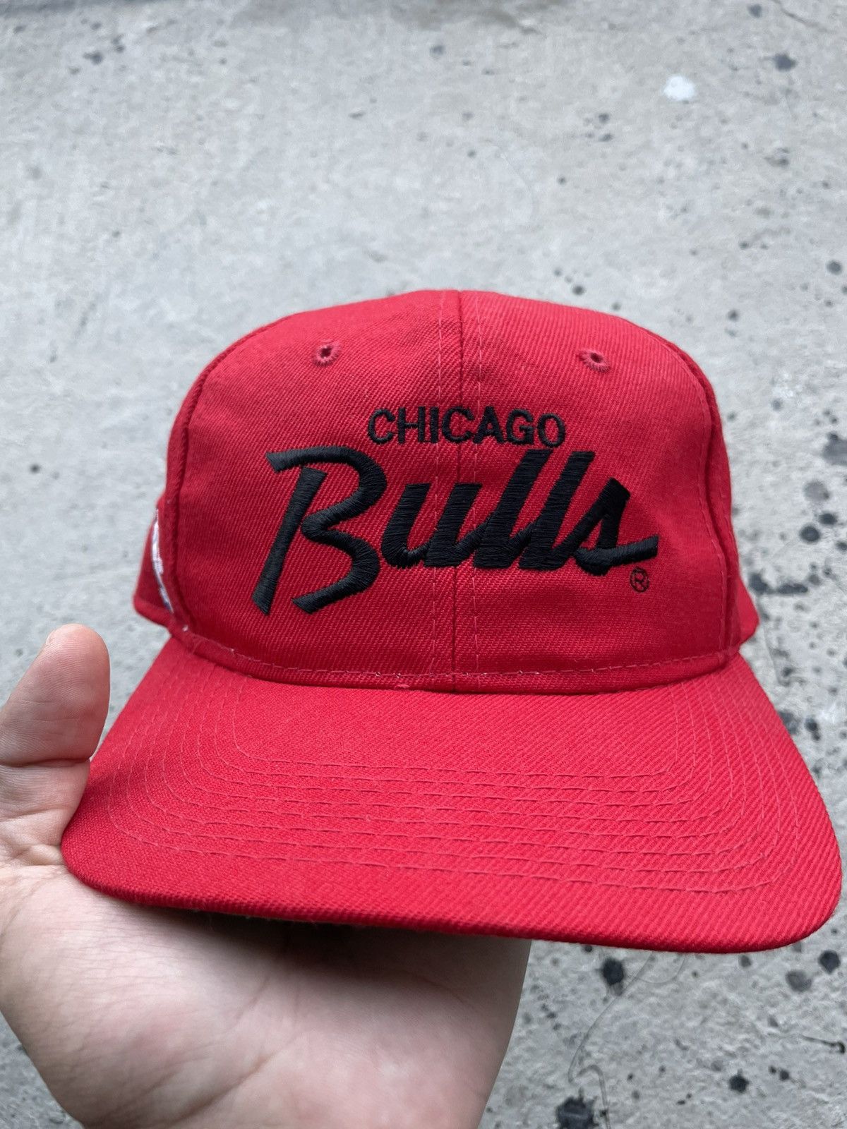 Vintage RARE Chicago bulls vintage hat sport made in costa rica Size ONE SIZE - 1 Thumbnail