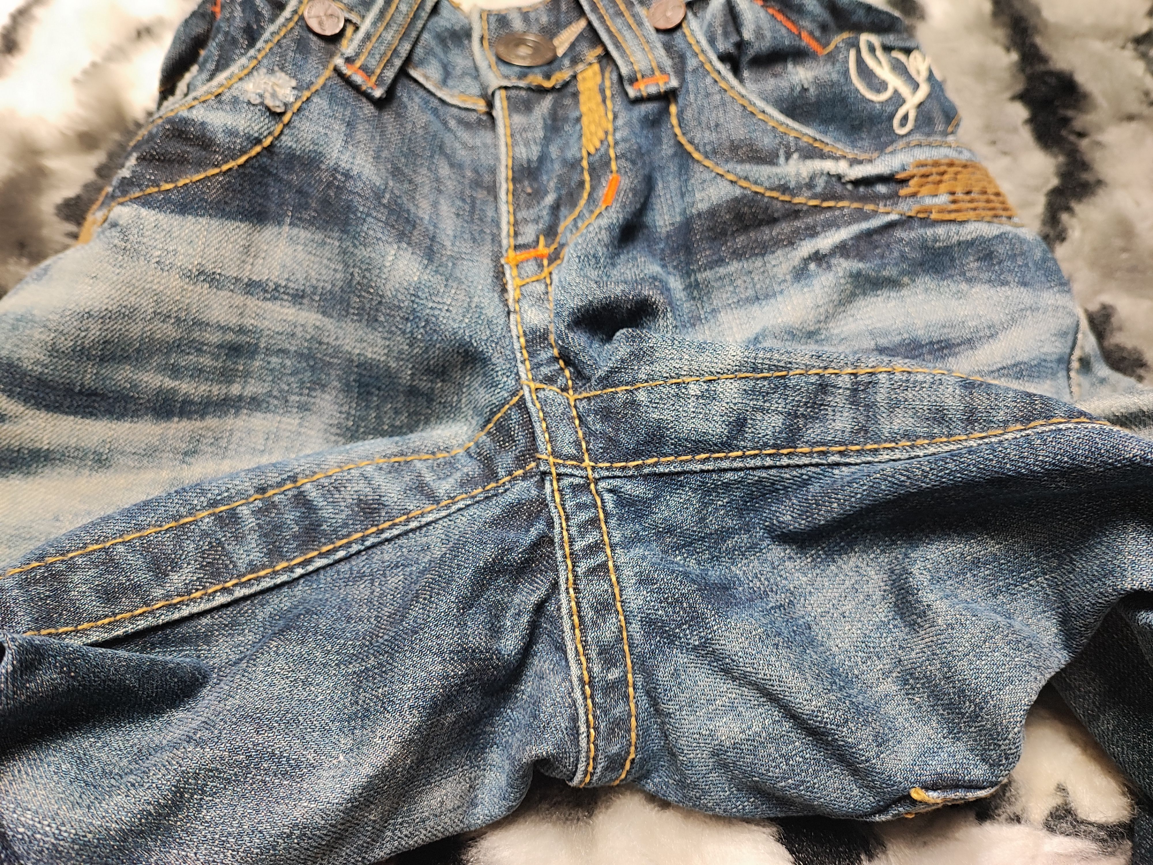If Six Was Nine Vintage Japanese Flare Lolita Jeans Size 28" / US 6 / IT 42 - 18 Thumbnail