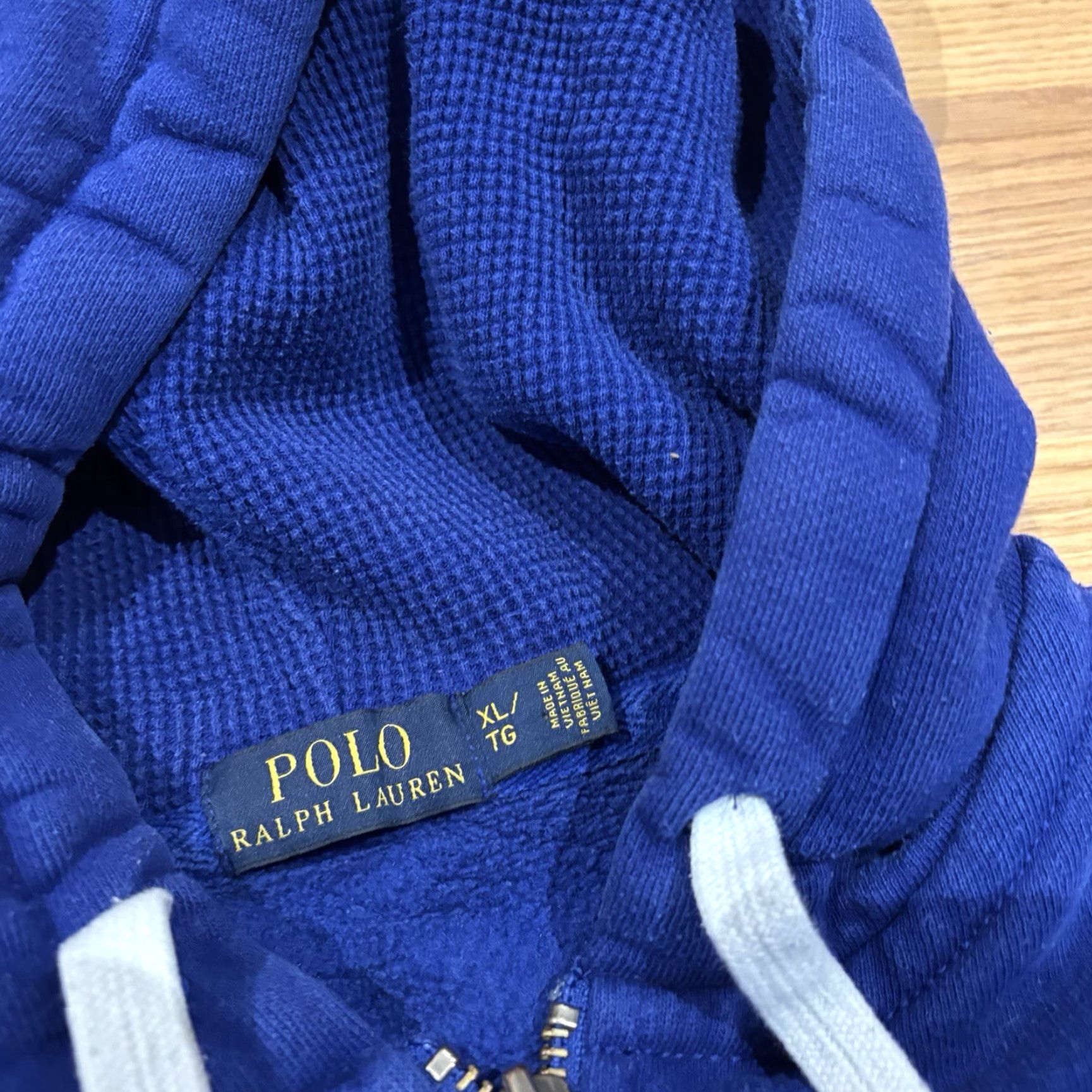 Polo Ralph Lauren Polo Ralph Lauren Full Zip Hoodie Sweatshirt Blue Pony Mens XL Size US XL / EU 56 / 4 - 7 Thumbnail