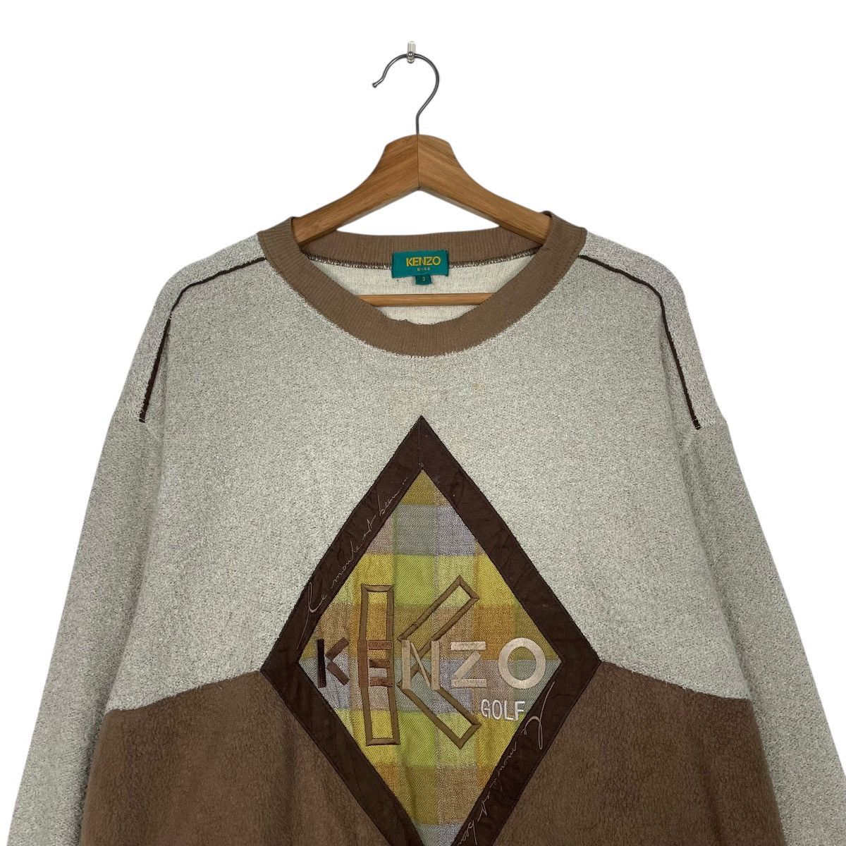 Kenzo Kenzo Golf Big Logo Crewneck Sweatshirt Size US M / EU 48-50 / 2 - 2 Thumbnail